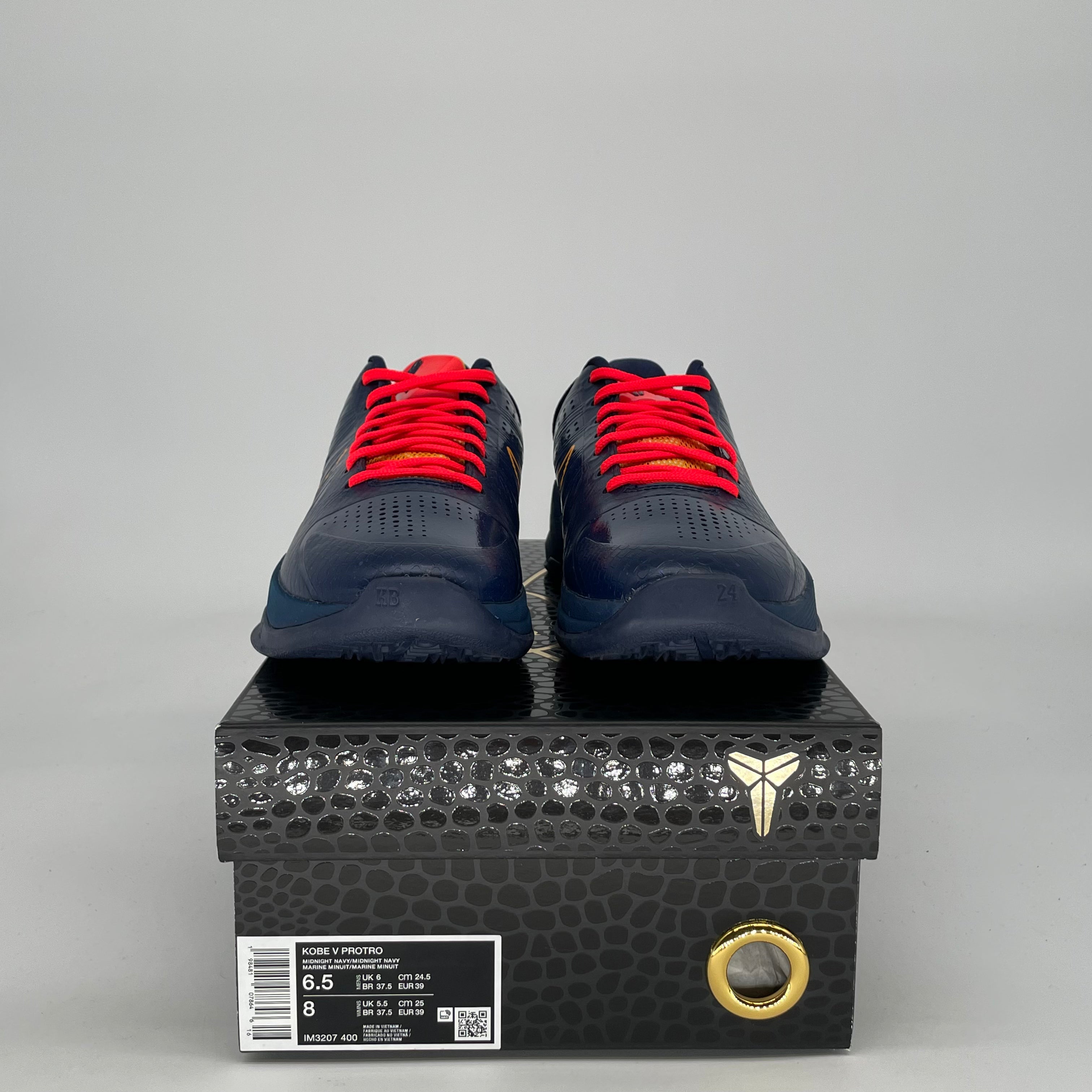 NIKE KOBE 5 PROTRO CAITLIN CLARK INDIANA FEVER IM3207-400 SIZE 6.5/8W