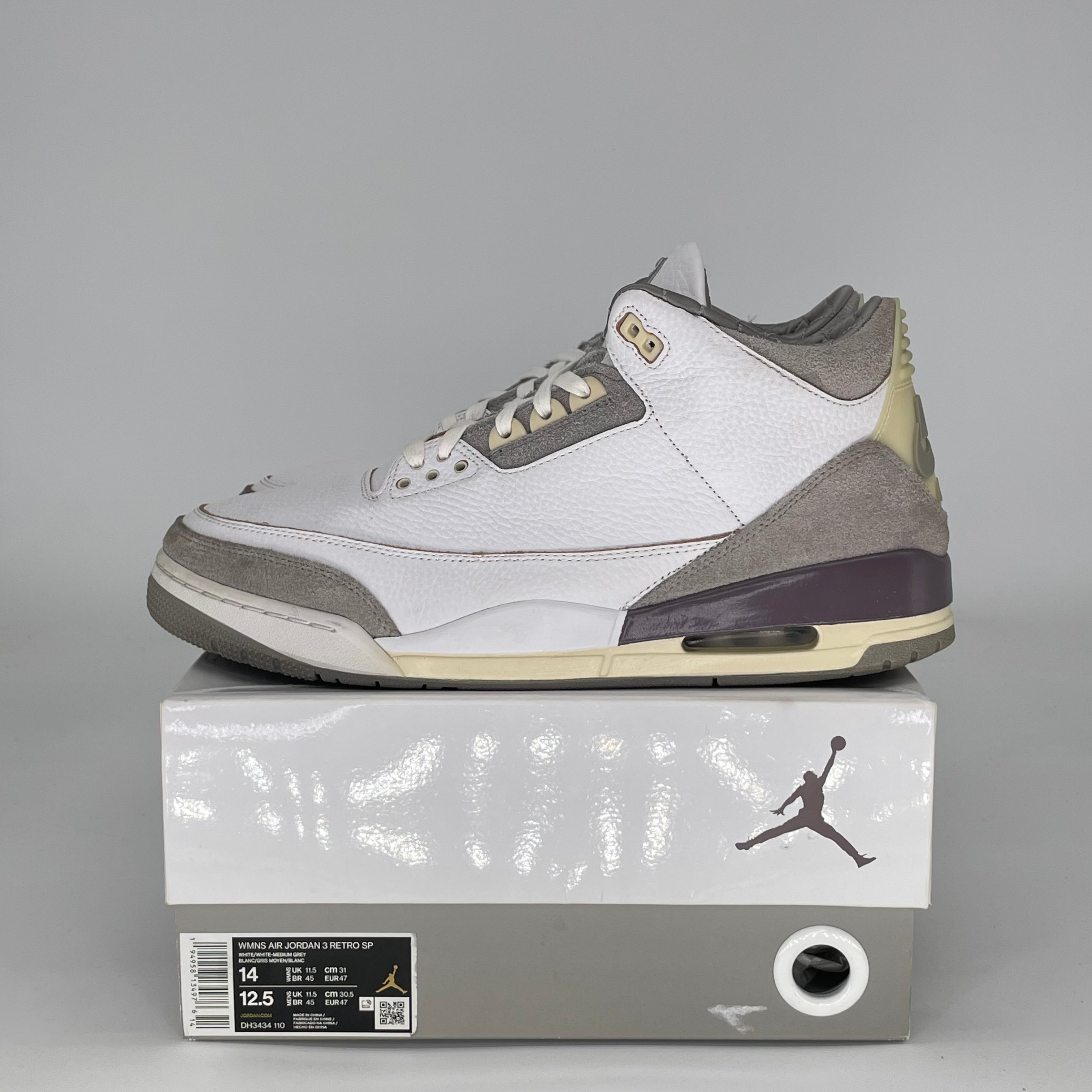 AIR JORDAN 3 A MA MANIERE W DH3434-110 SIZE 12.5/14W