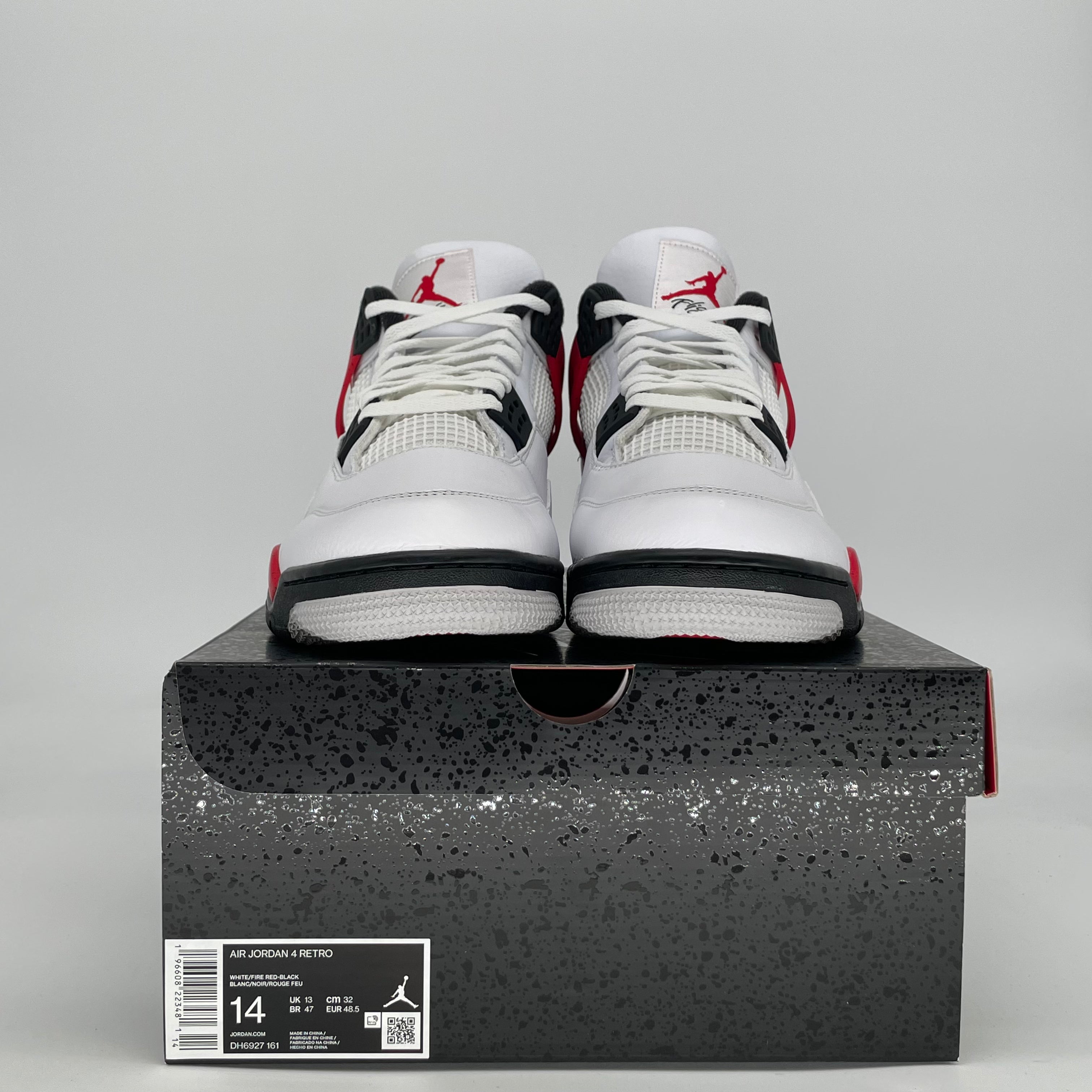 AIR JORDAN 4 RED CEMENT DH6927-161 SIZE 14/15.5W