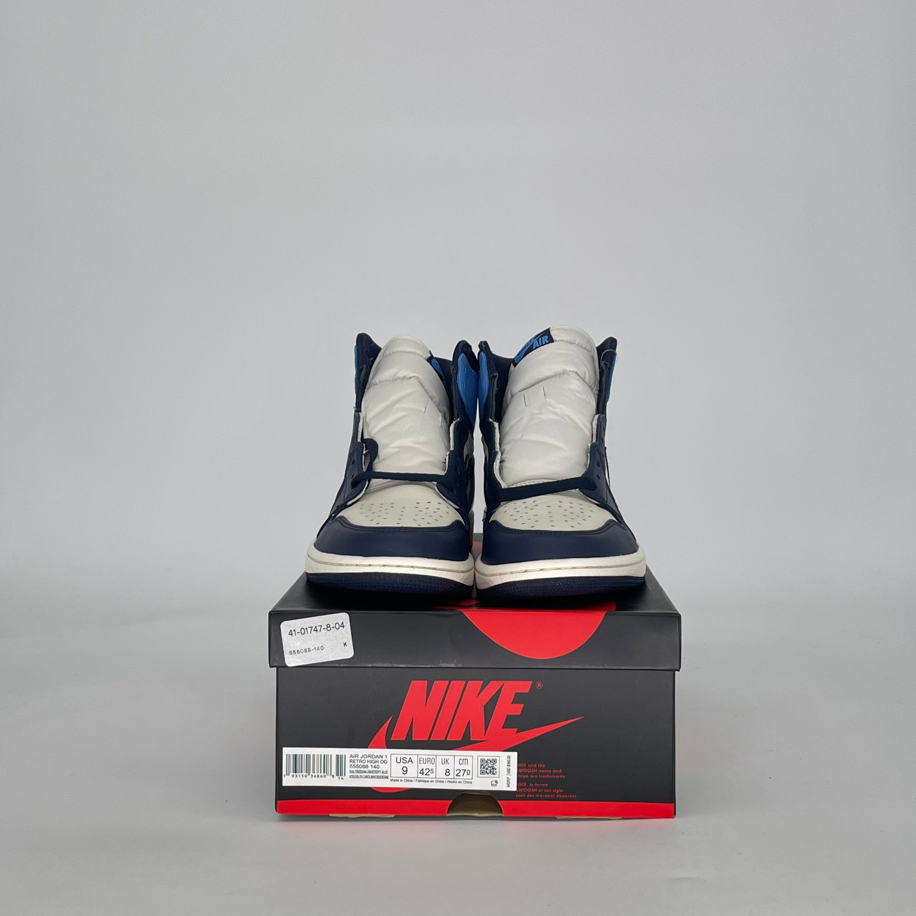 AIR JORDAN 1 OBSIDIAN 555088-140 SIZE 9/10.5W