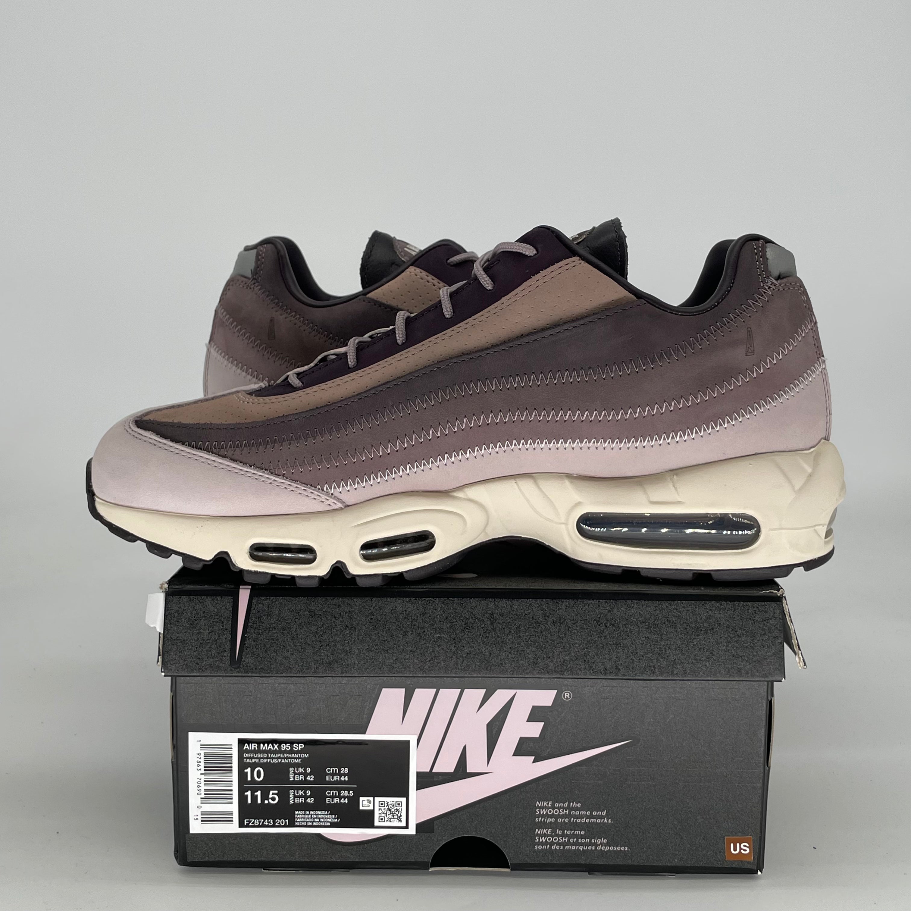 NIKE AIR MAX 95 A MA MANIERE DIFFUSED TAUPE FZ8743-201 SIZE 10/11.5W