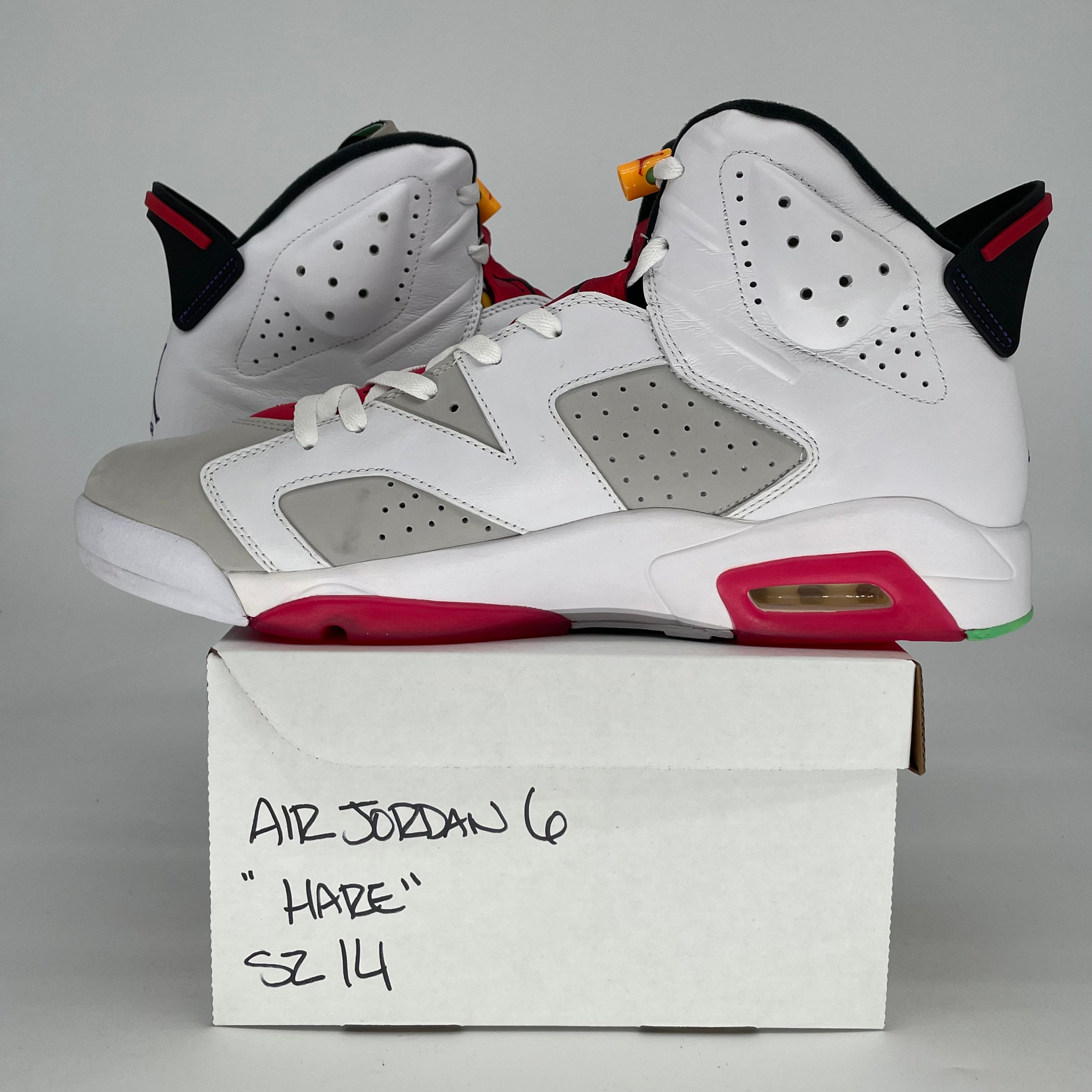 AIR JORDAN 6 HARE CT8529-062 SIZE 14/15.5W