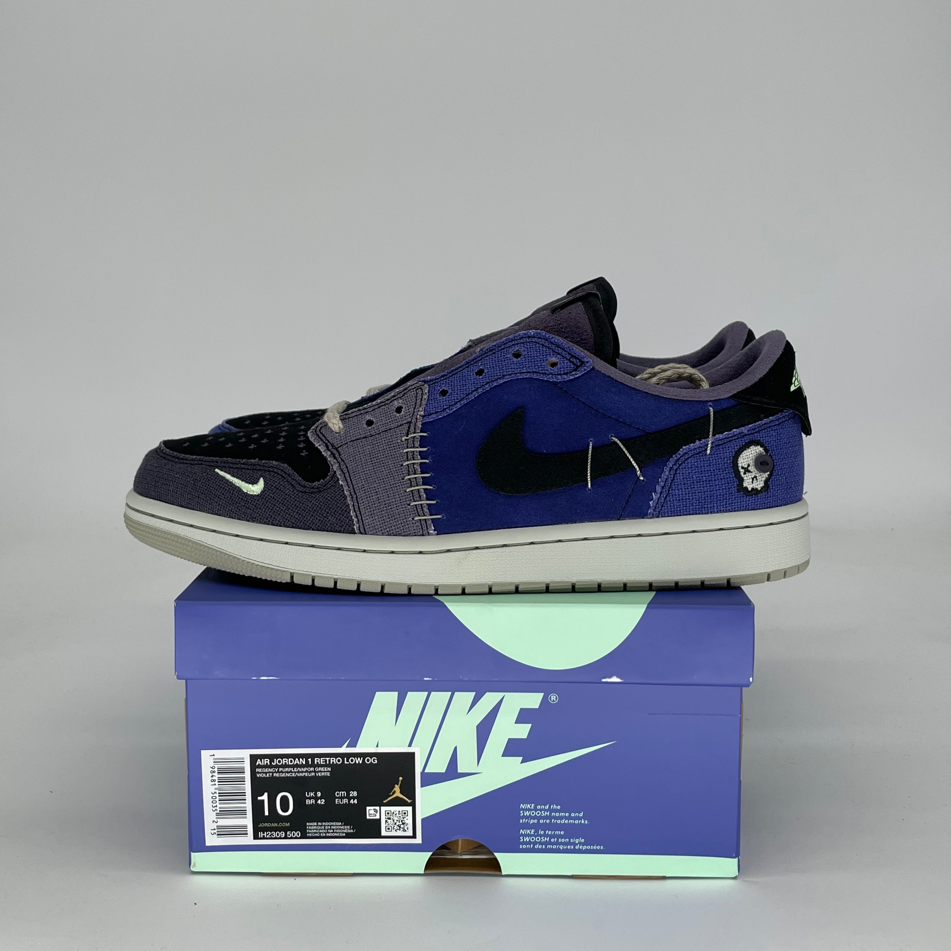 AIR JORDAN 1 LOW ZION WILLIAMSON VOODOO ALTERNATE IH2309-500 SIZE 10/11.5W