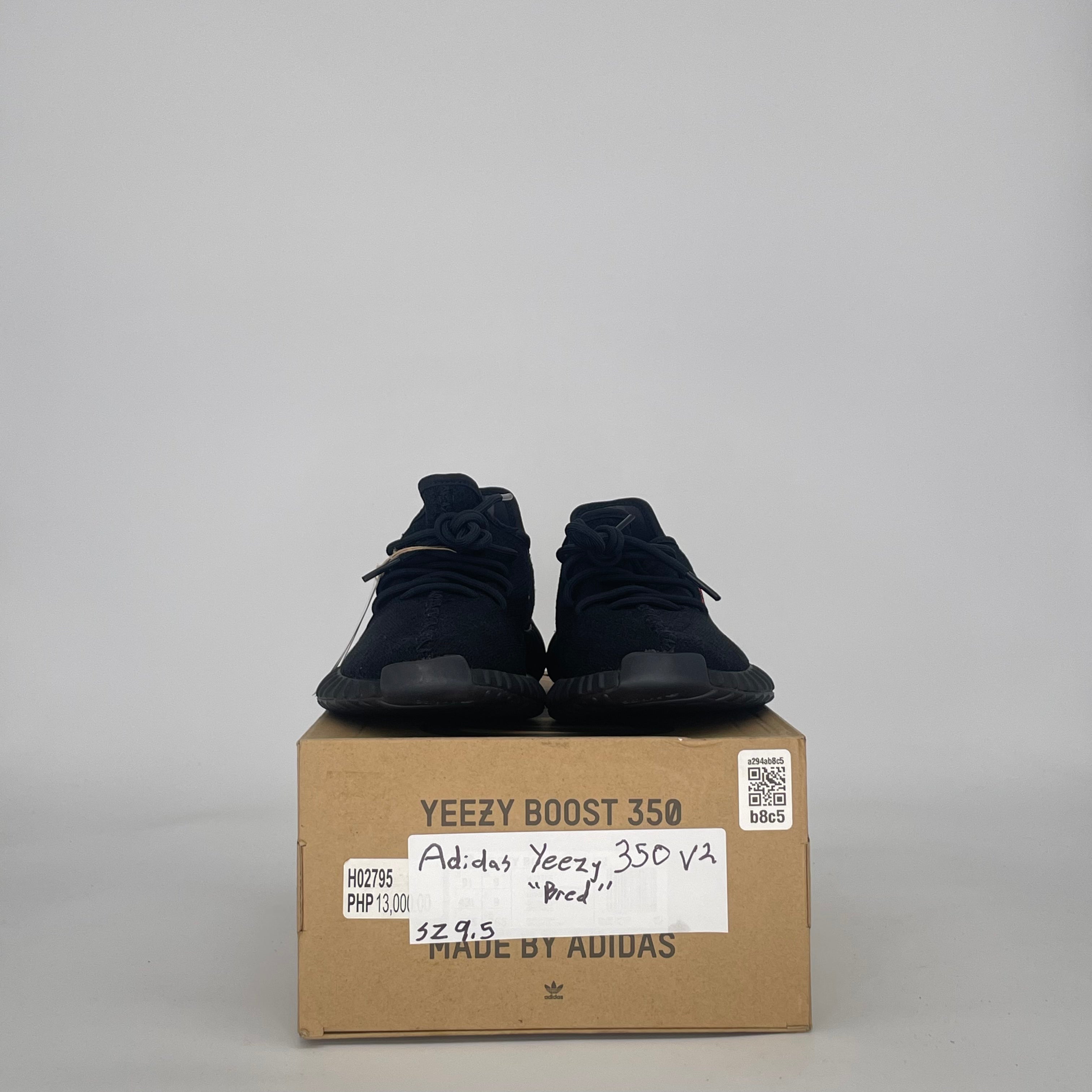 ADIDAS YEEZY BOOST 350 V2 BRED RED CP9652 SIZE 9.5/11W