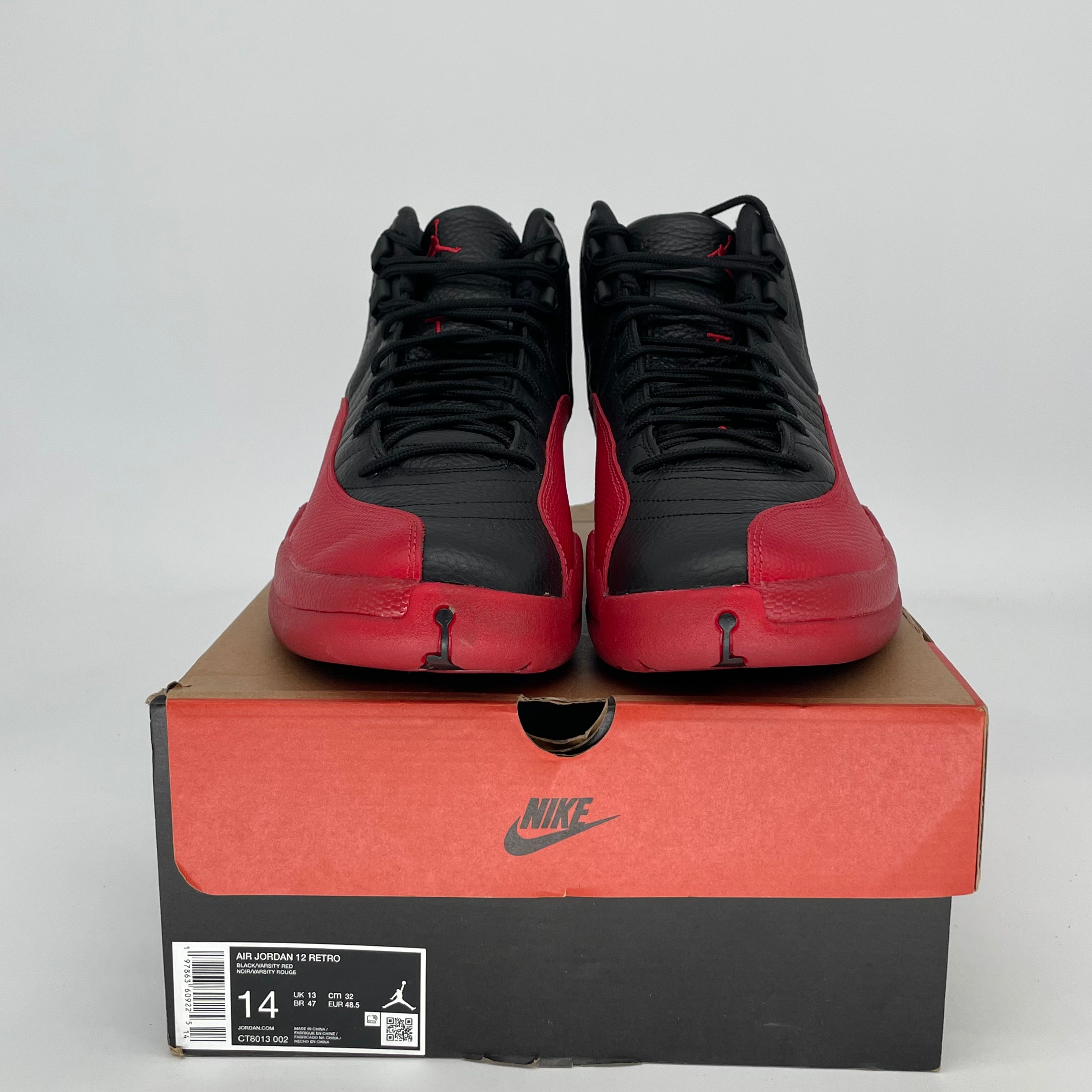 AIR JORDAN 12 FLU GAME CT8013-002 SIZE 14/15.5W
