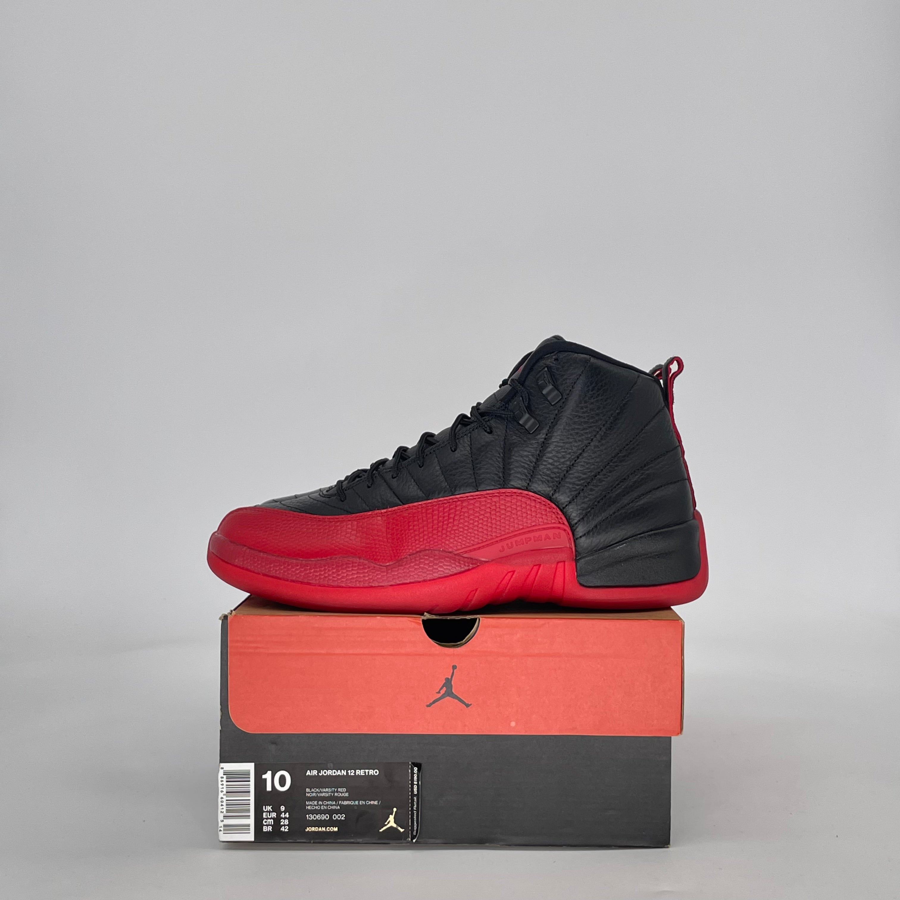 AIR JORDAN 12 FLU GAME 130690-002 SIZE 10/11.5W