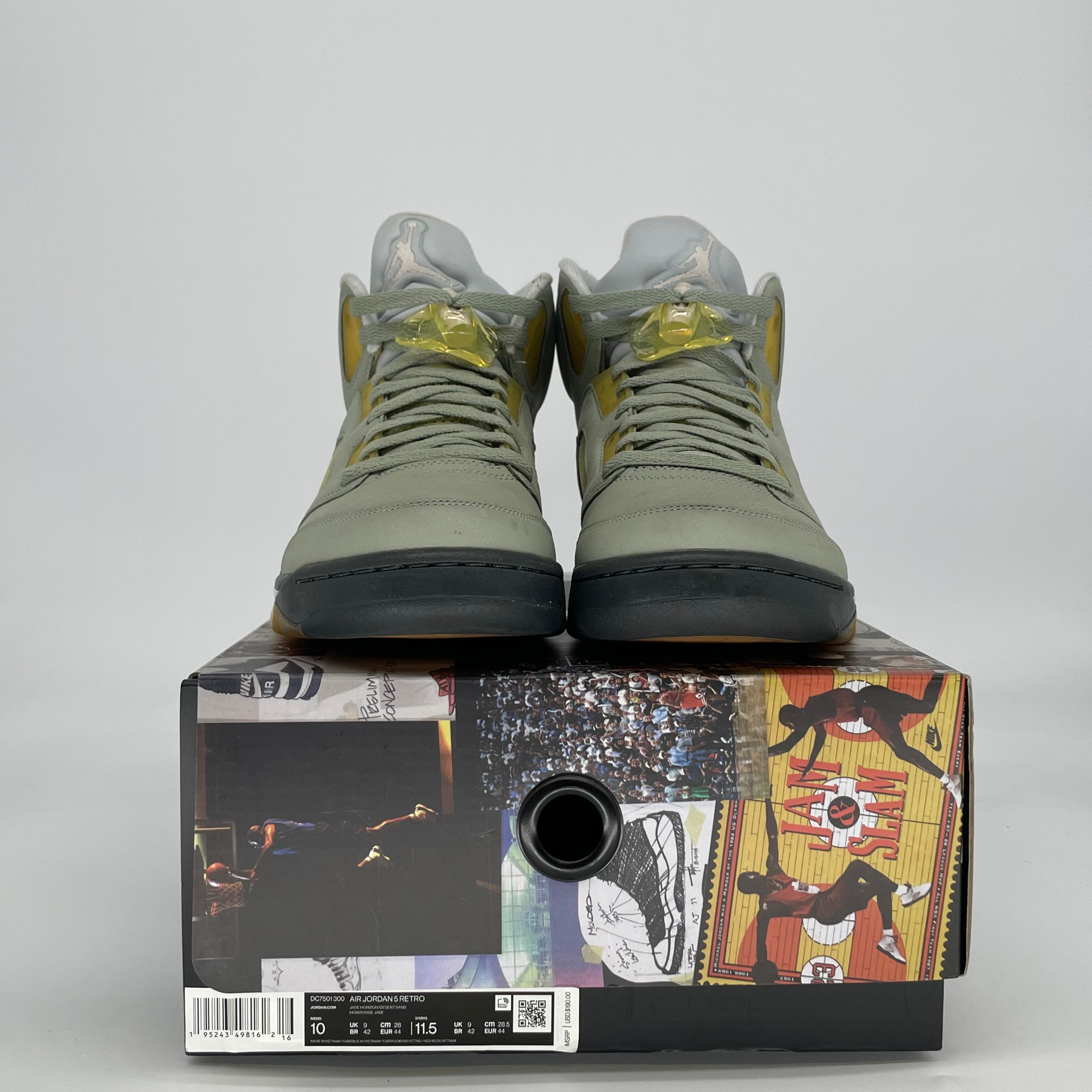 AIR JORDAN 5 JADE HORIZON DC7501-300 SIZE 10/11.5W