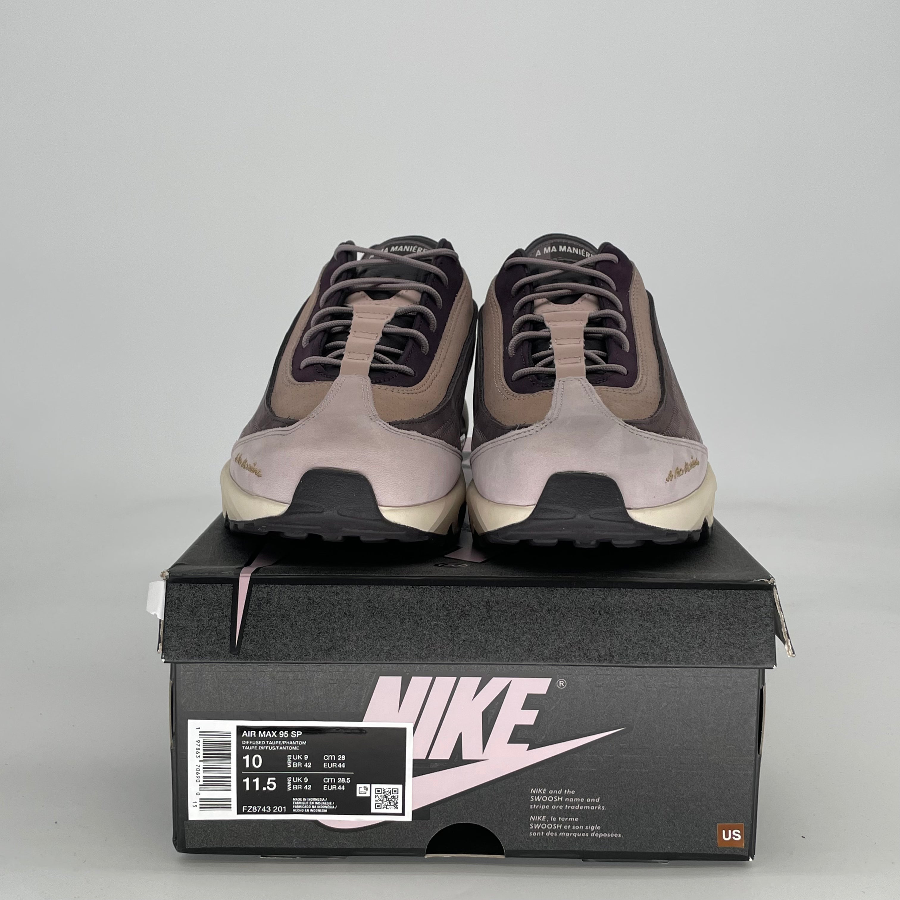 NIKE AIR MAX 95 A MA MANIERE DIFFUSED TAUPE FZ8743-201 SIZE 10/11.5W