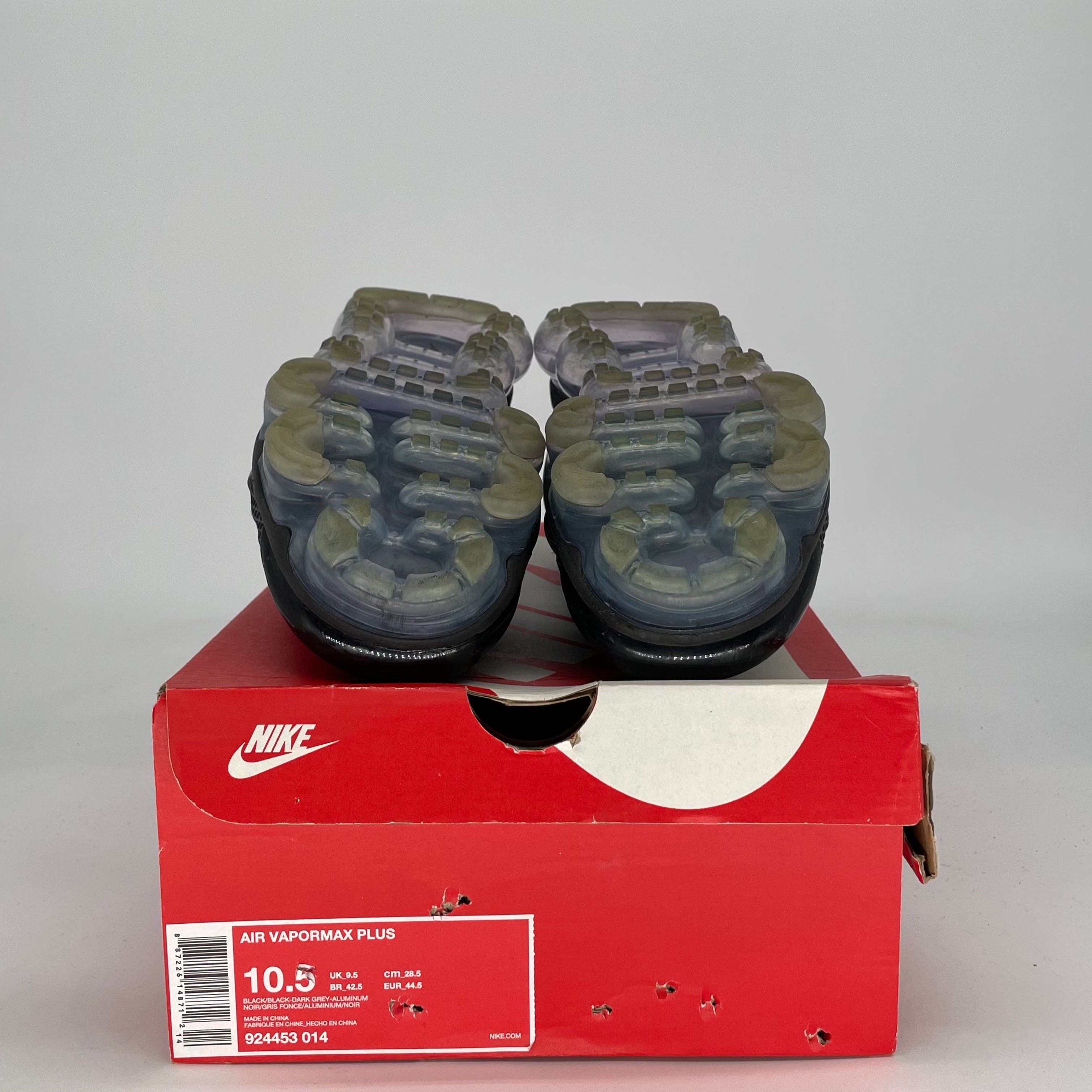 NIKE AIR VAPORMAX PLUS EGGPLANT 924453-014 SIZE 10.5/12W