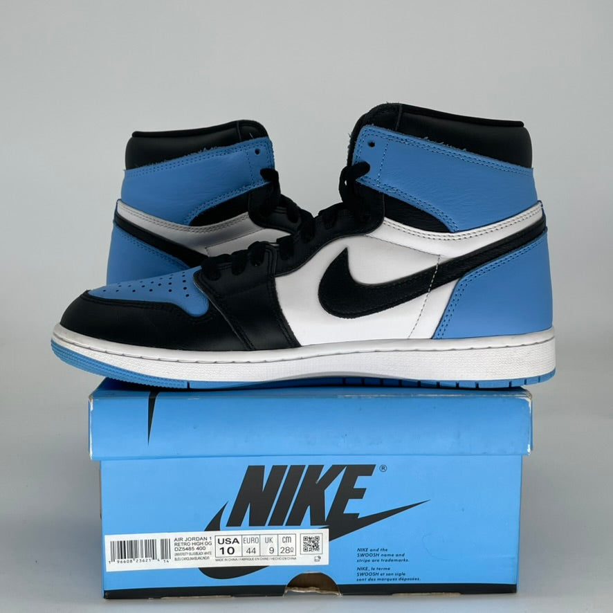 AIR JORDAN 1 UNC TOE DZ5485-400 SIZE 10/11.5W
