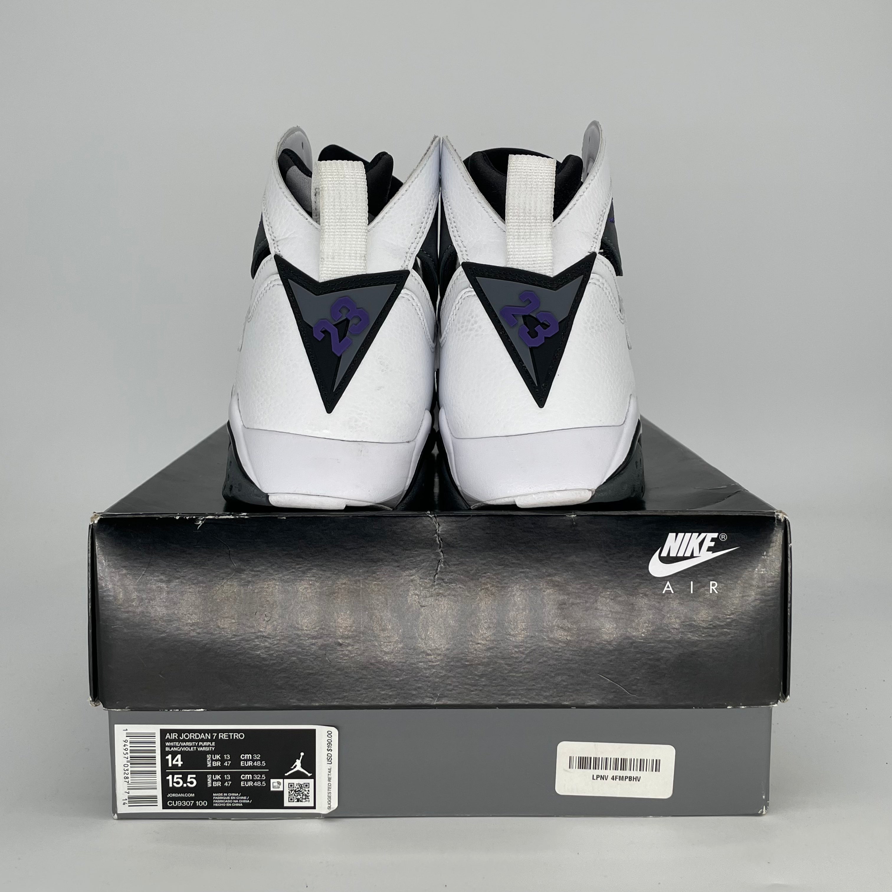 AIR JORDAN 7 FLINT CU9307-100 SIZE 14/15.5W