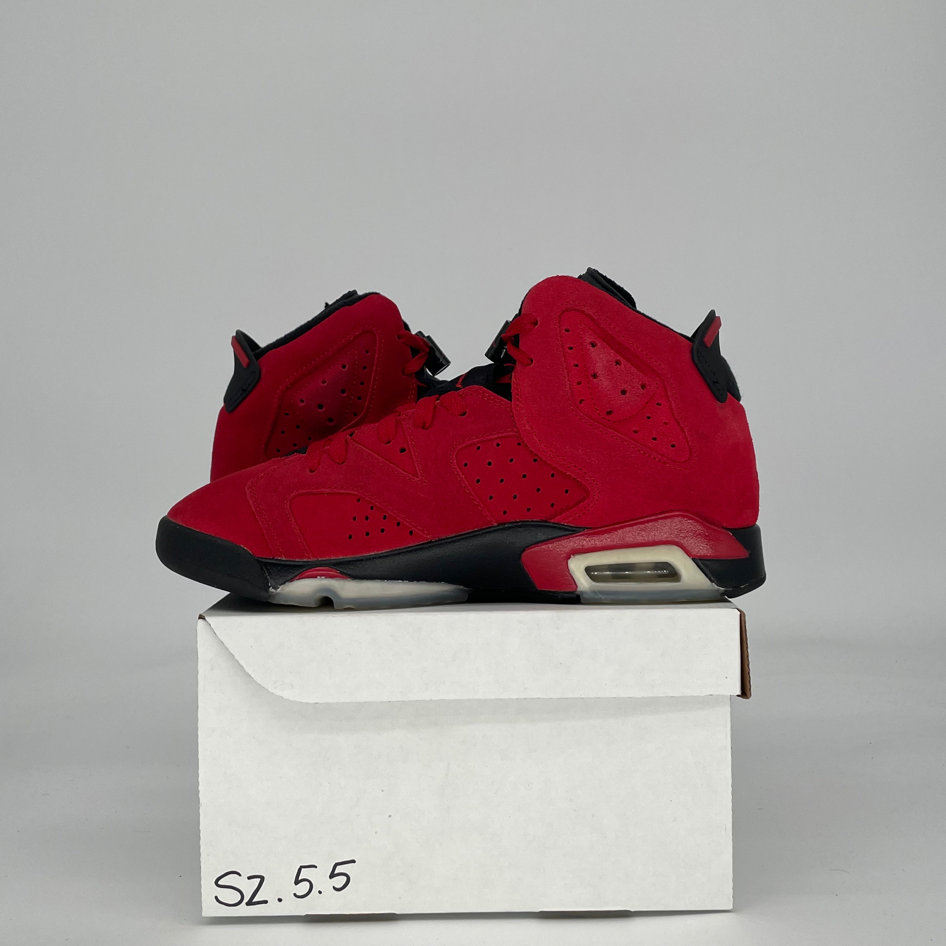 AIR JORDAN 6 TORO BRAVE 384665-620 SIZE 5.5/7W