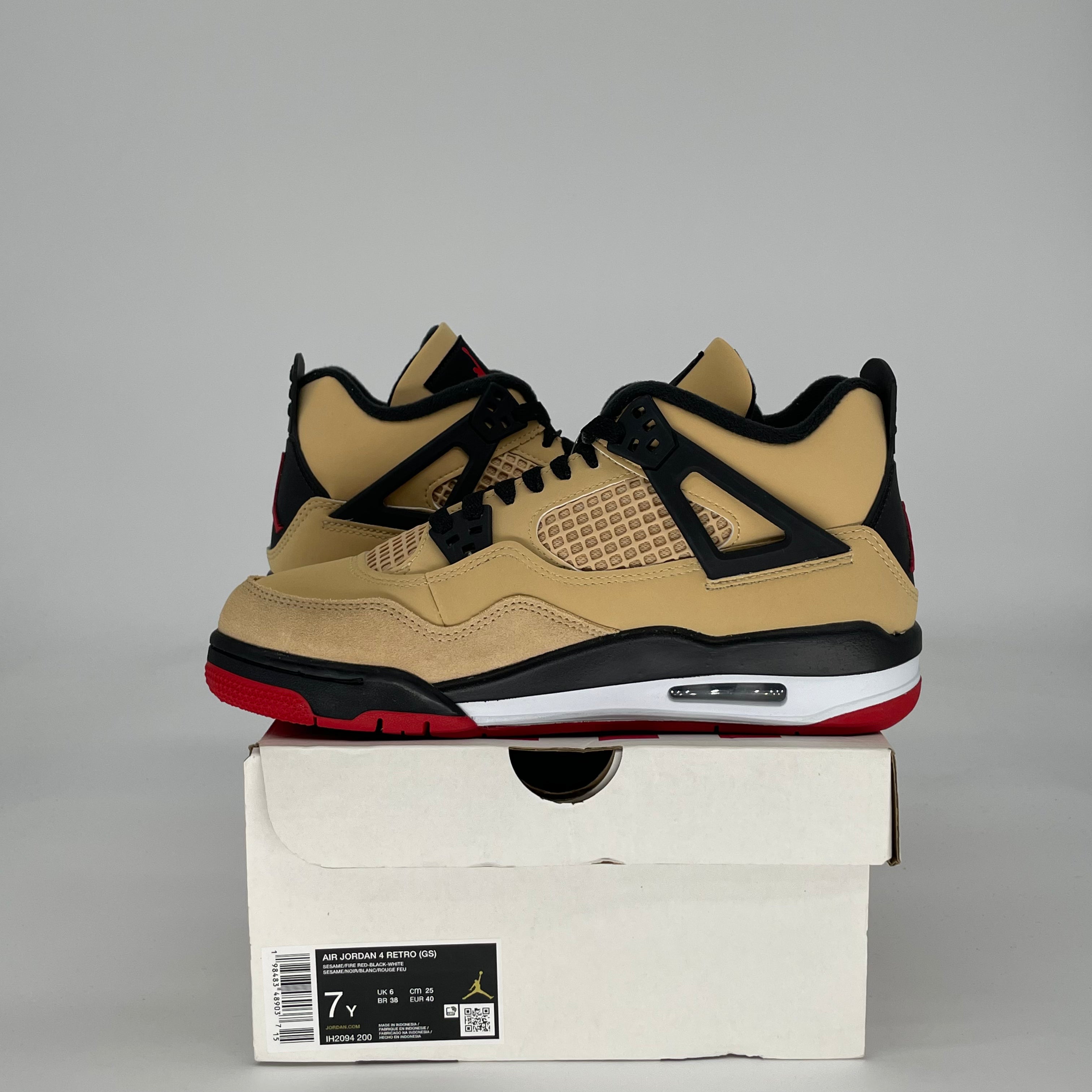 AIR JORDAN 4 PIZZA IH2094-200 SIZE 7/8.5W