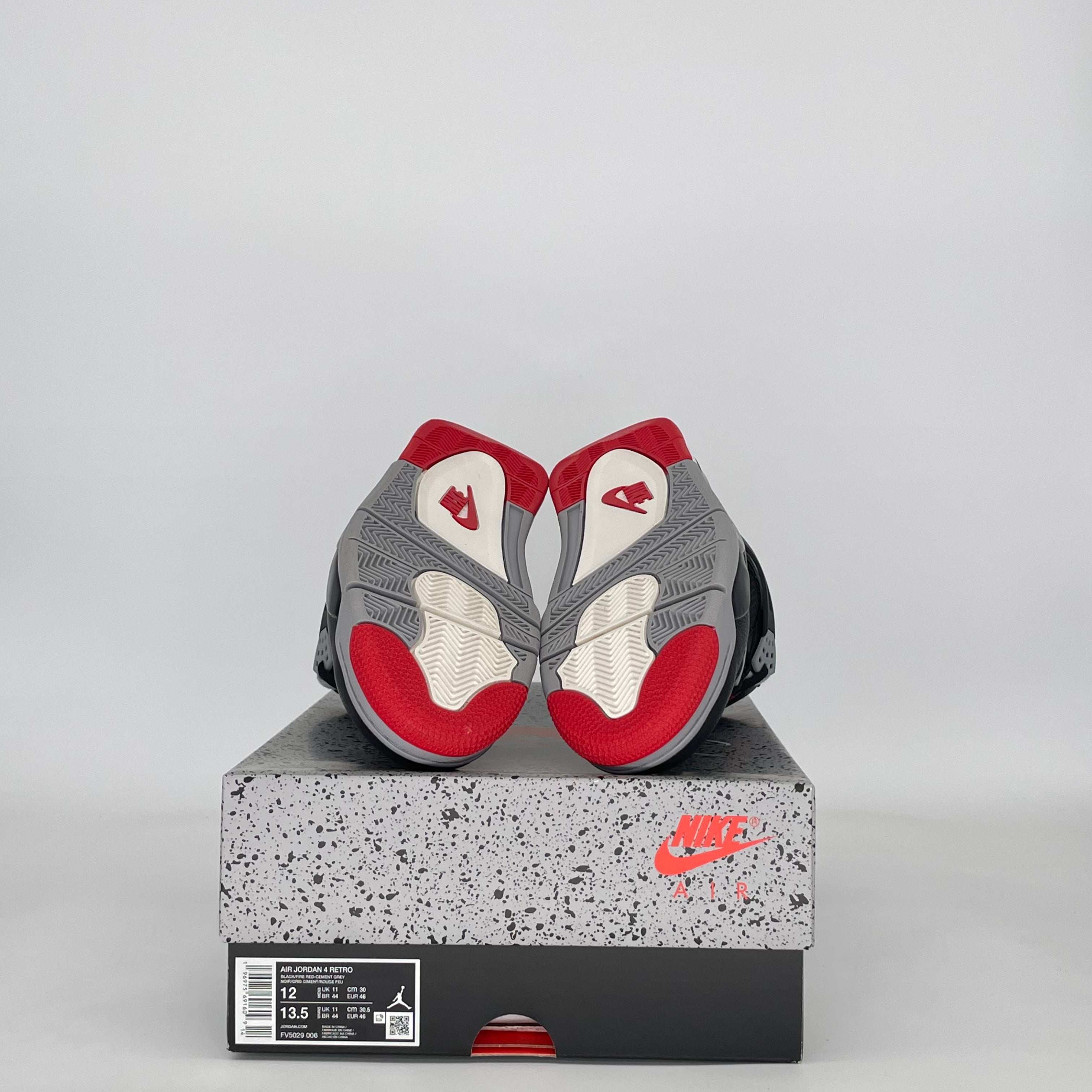 AIR JORDAN 4 BRED REIMAGINED FV5029-006 SIZE 12/13.5W