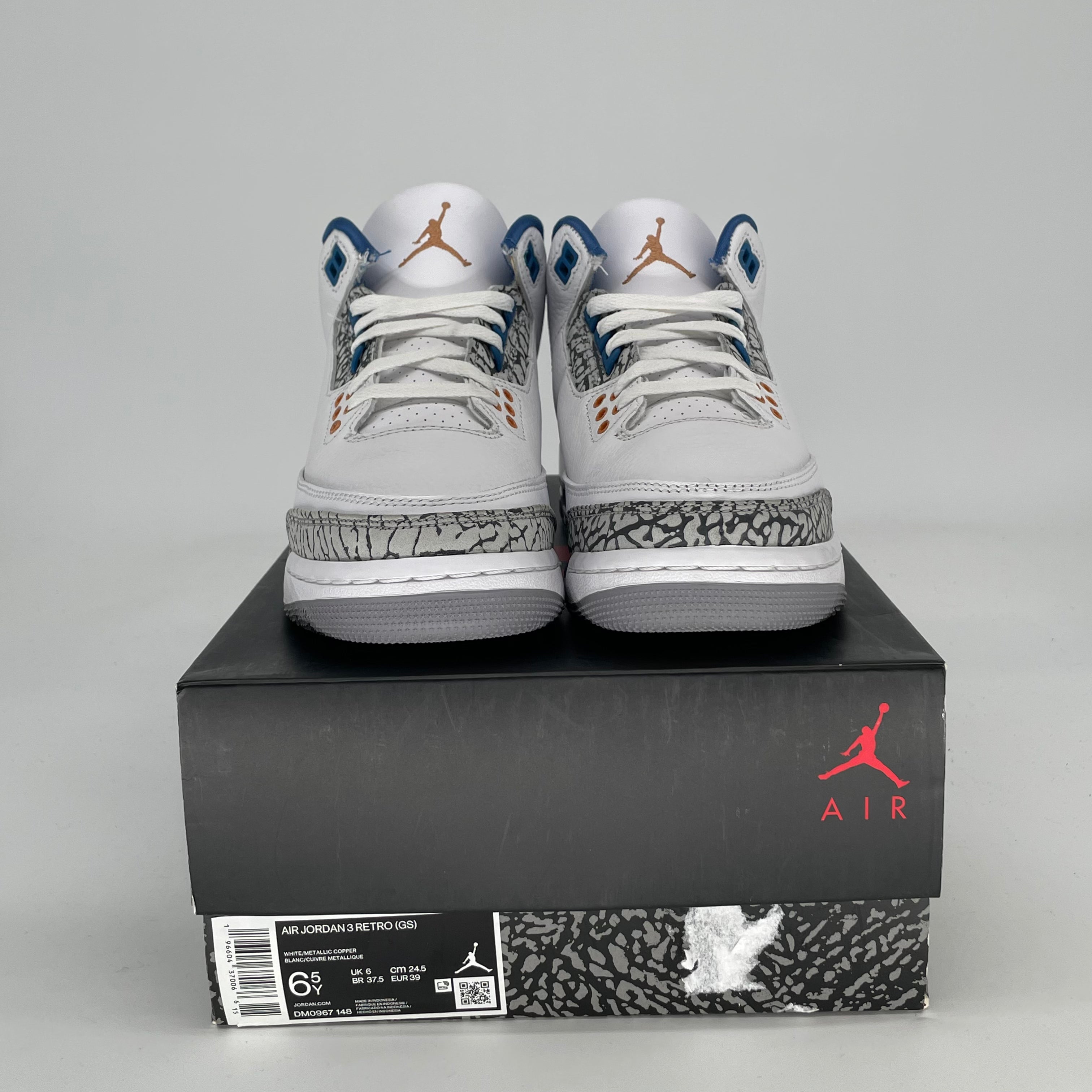 AIR JORDAN 3 WIZARDS DM0967-148 SIZE 6.5/8W