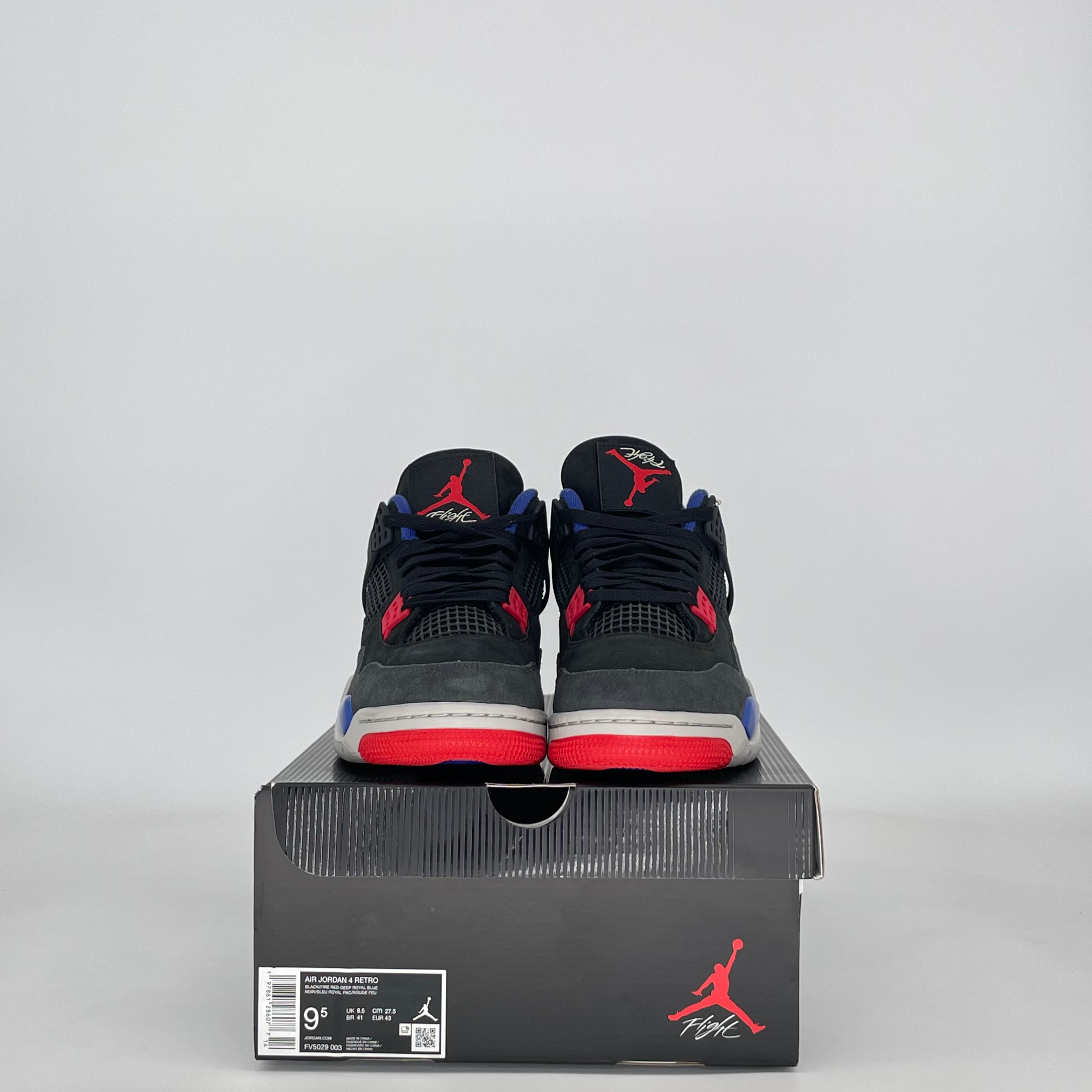 AIR JORDAN 4 RARE AIR (WHITE LETTERING) FV5029-003 SIZE 9.5/11W