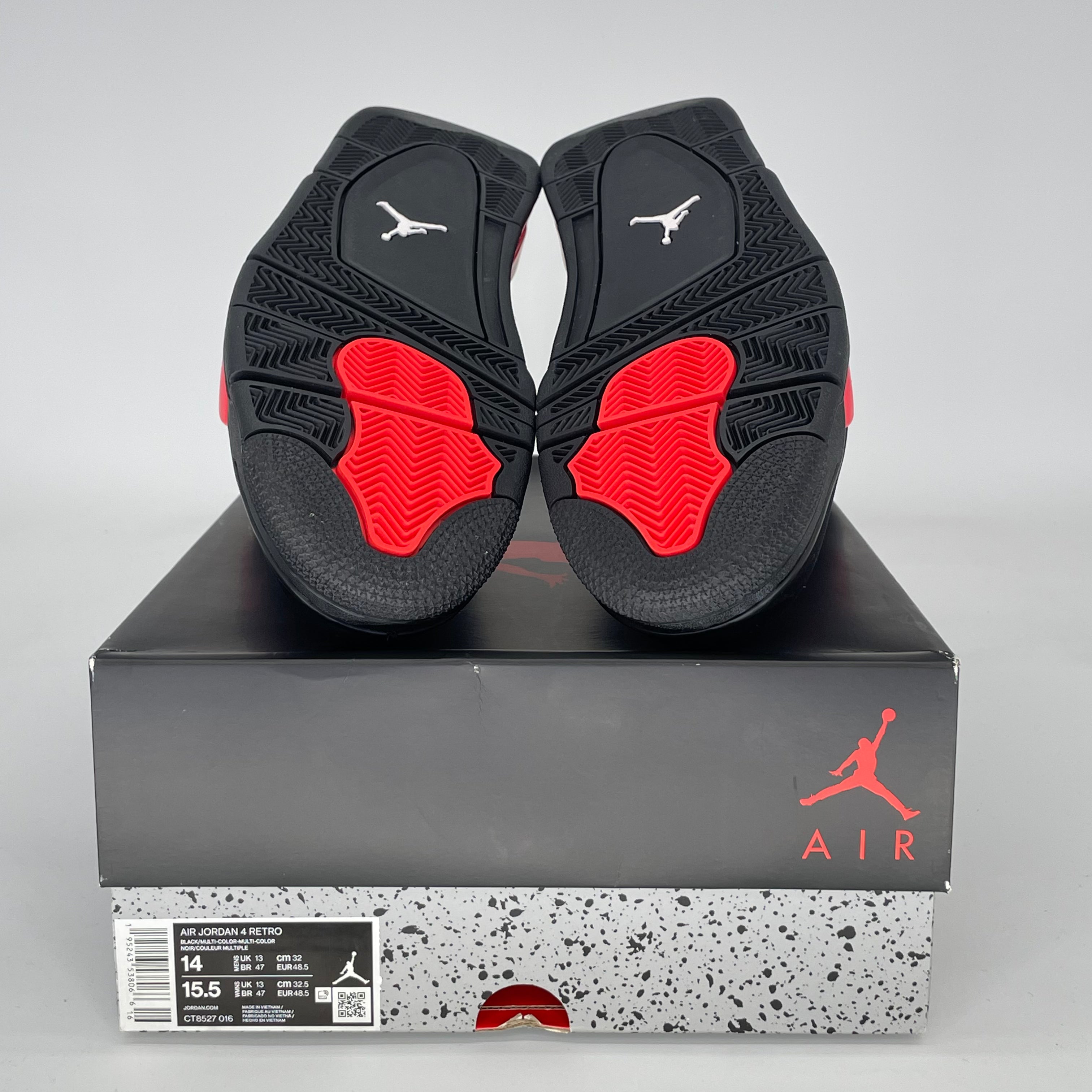 AIR JORDAN 4 RED THUNDER CT8527-016 SIZE 14/15.5W