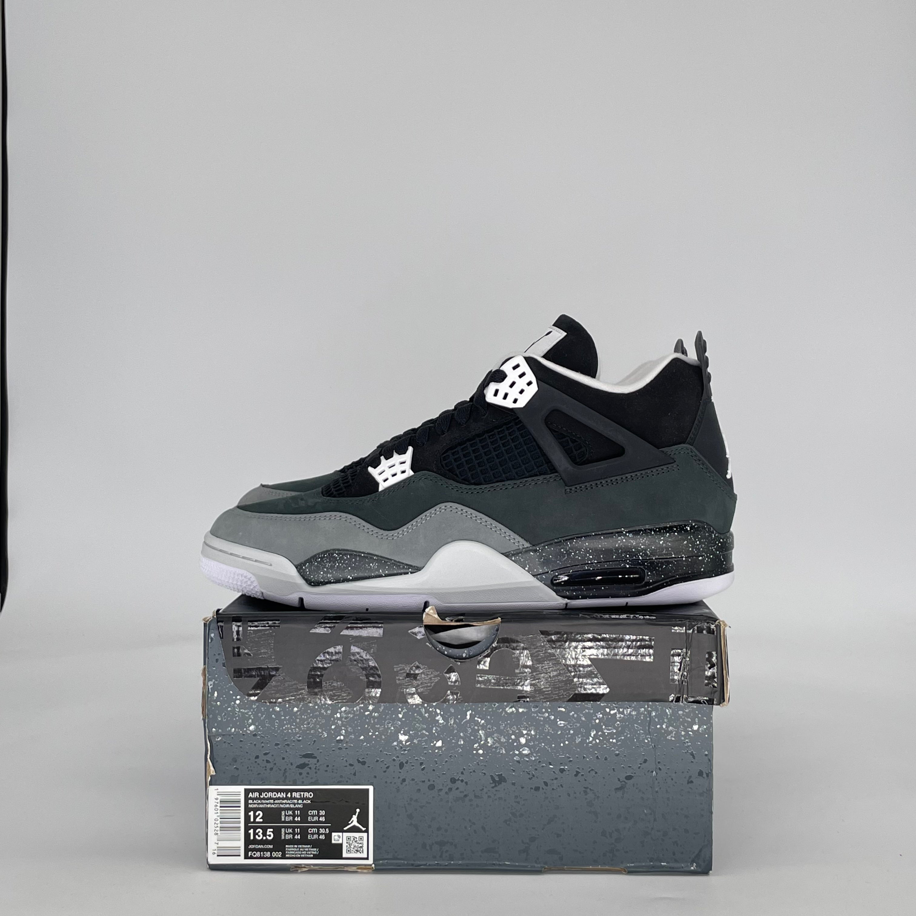 AIR JORDAN 4 FEAR (2024) FQ8138-002 SIZE 12/13.5W