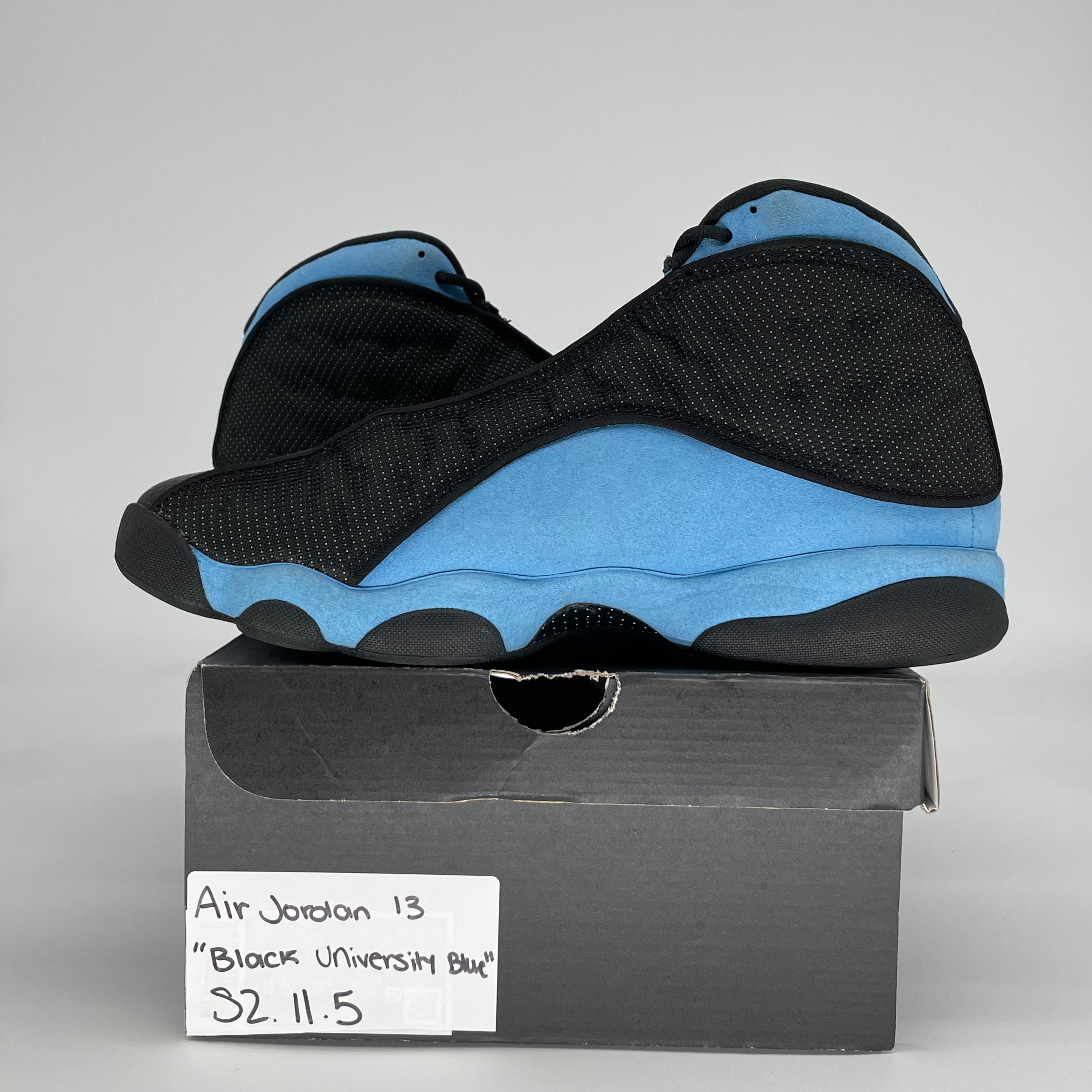 AIR JORDAN 13 BLACK UNIVERSITY BLUE DJ5982-041 SIZE 11.5/13W