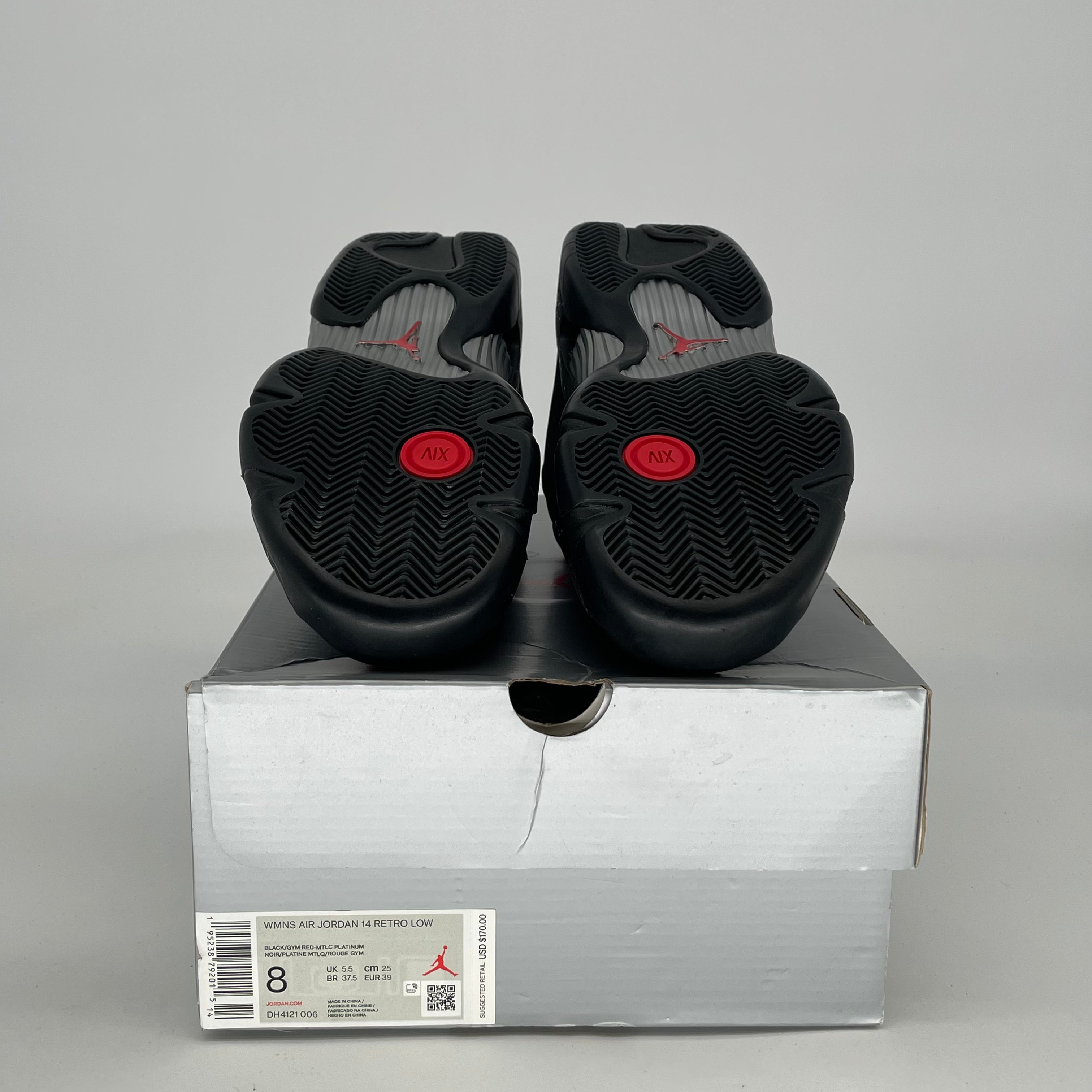 AIR JORDAN 14 RED LIPSTICK W DH4121-006 SIZE 6.5/8W