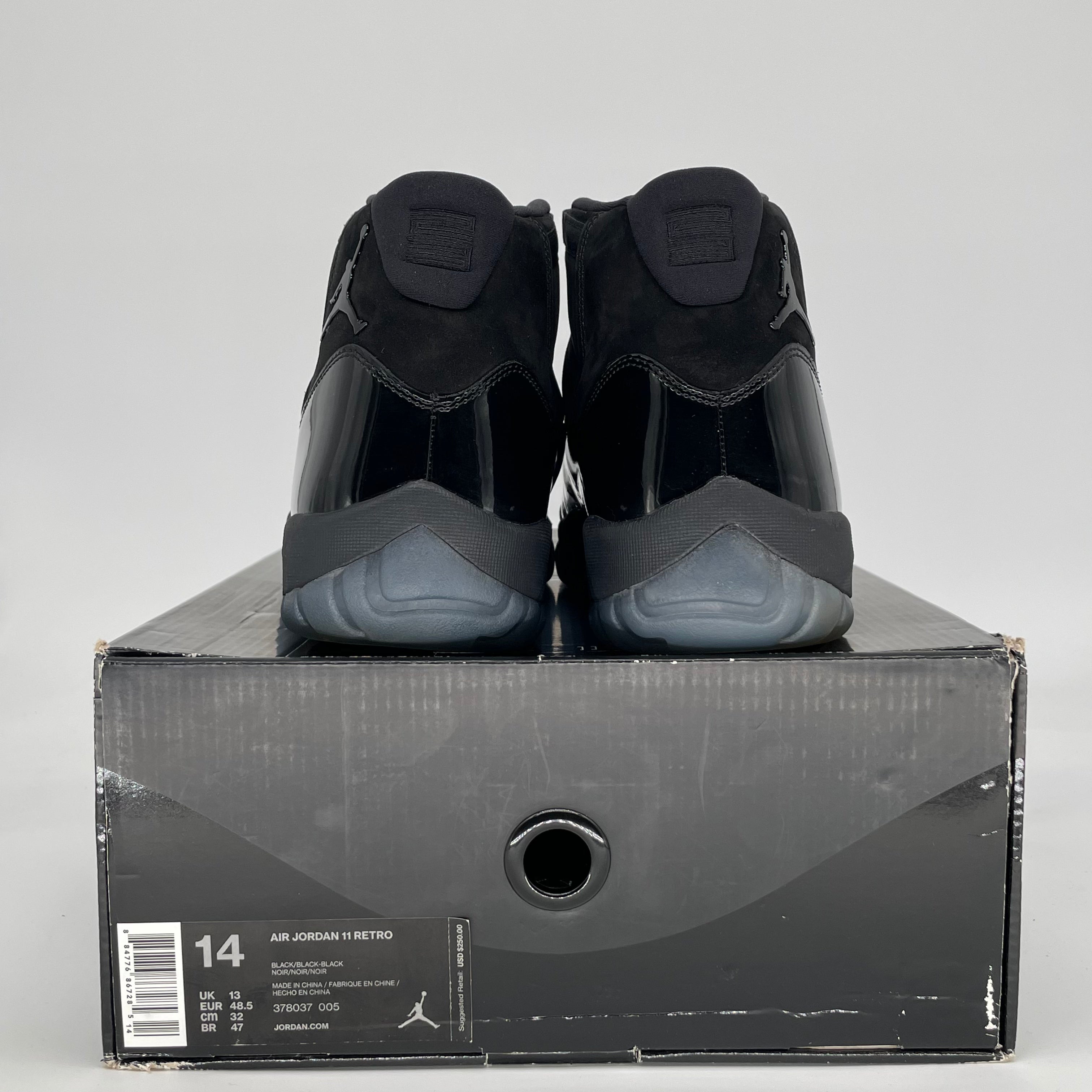 AIR JORDAN 11 CAP AND GOWN 378037-005 SIZE 14/15.5W