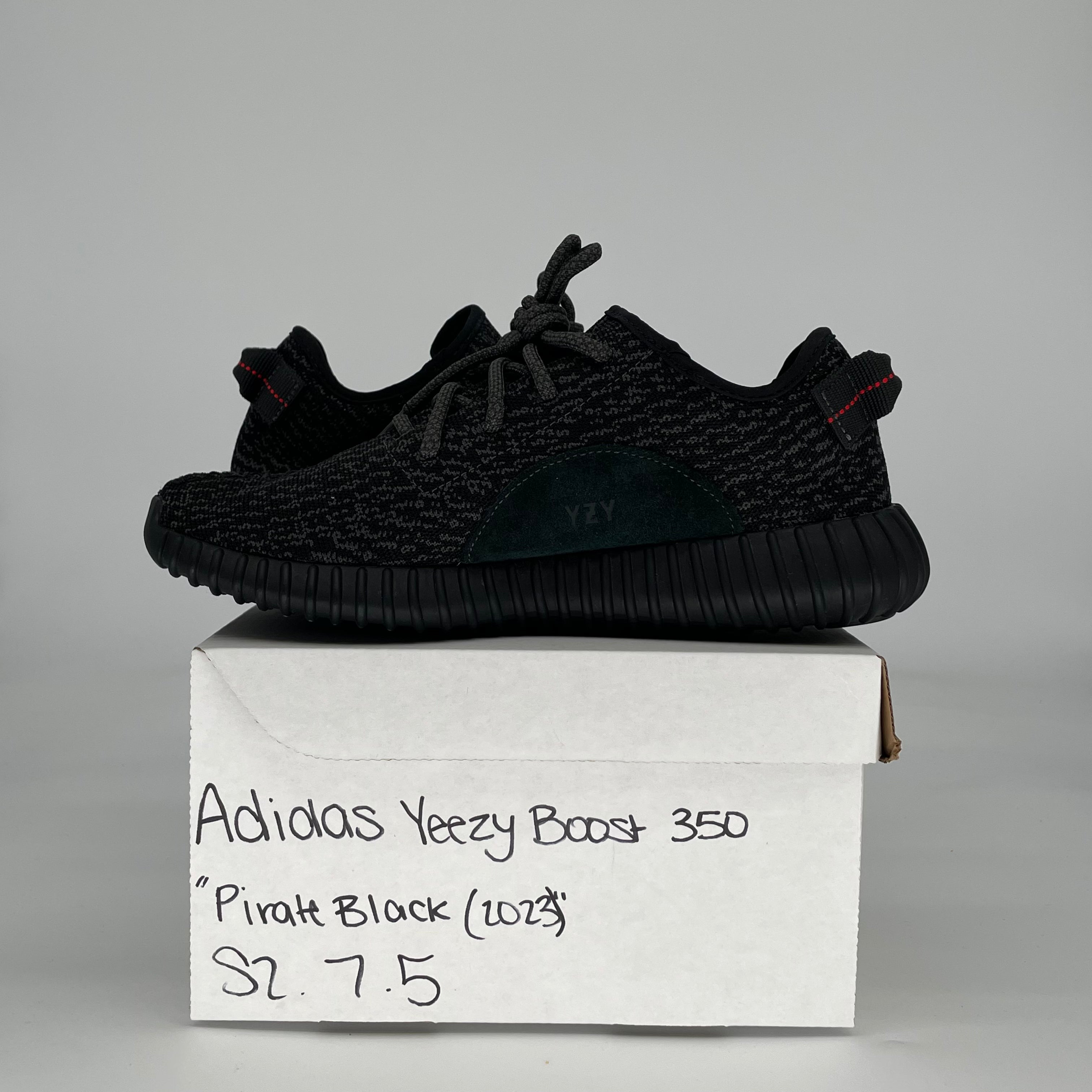 ADIDAS YEEZY BOOST 350 PIRATE BLACK (2023) BB5350 SIZE 7.5/9W