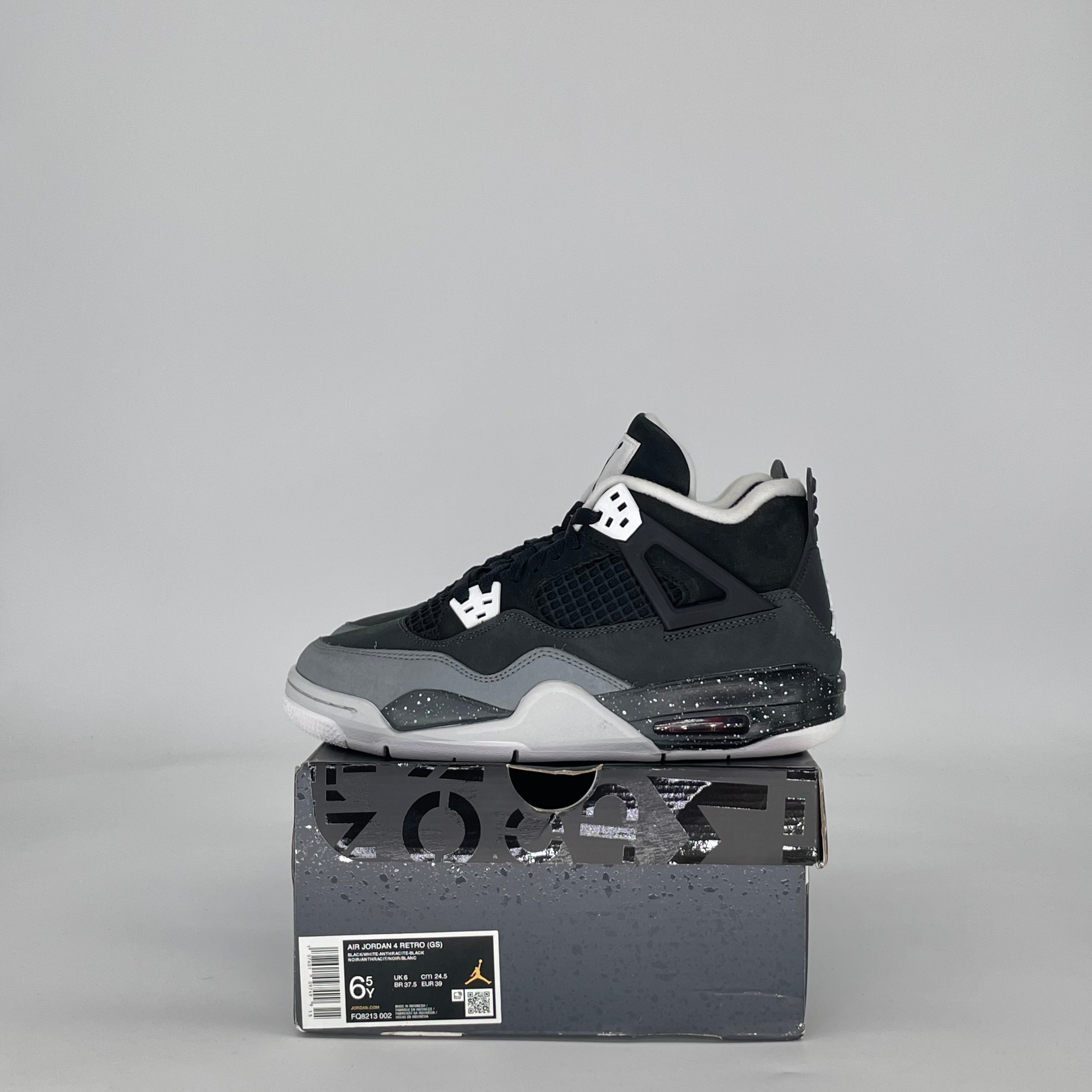 AIR JORDAN 4 FEAR FQ8213-002 SIZE 6.5/8W GS