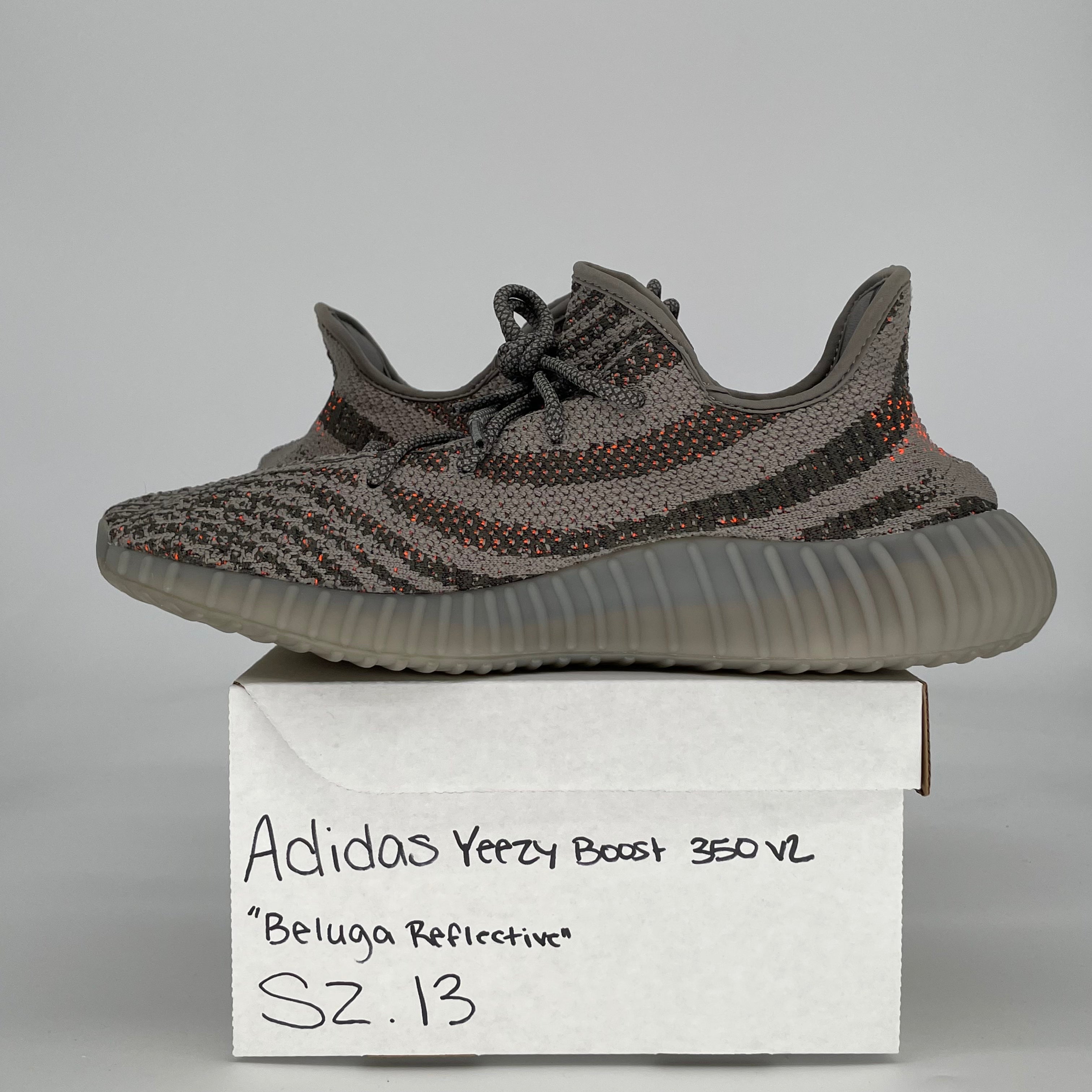 ADIDAS YEEZY BOOST 350 V2 BELUGA REFLECTIVE GW1229 SIZE 13/14.5W