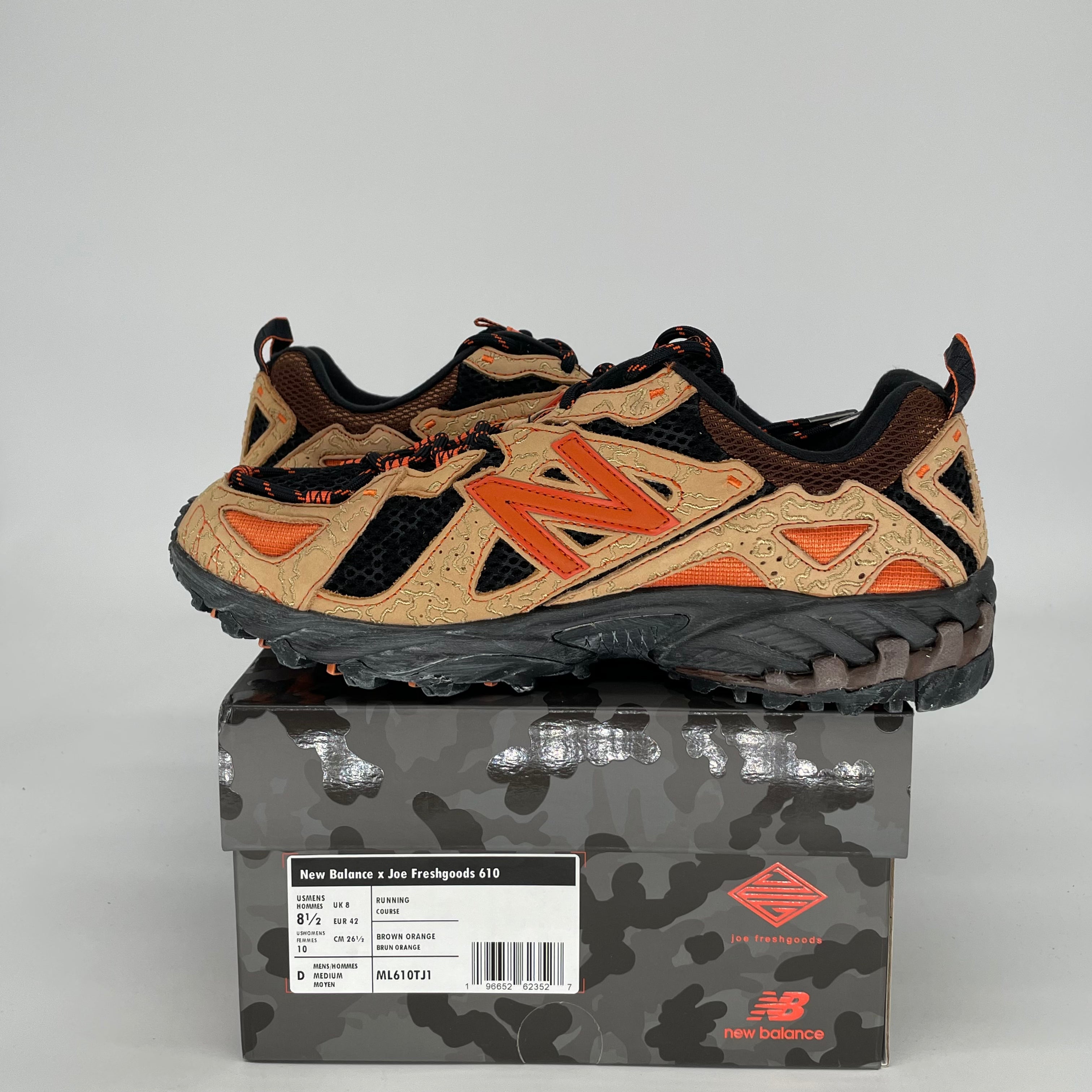 JOE FRESHGOODS X NEW BALANCE 610 BTS LIL DESERT ML610TJ1 SIZE 8.5/10W