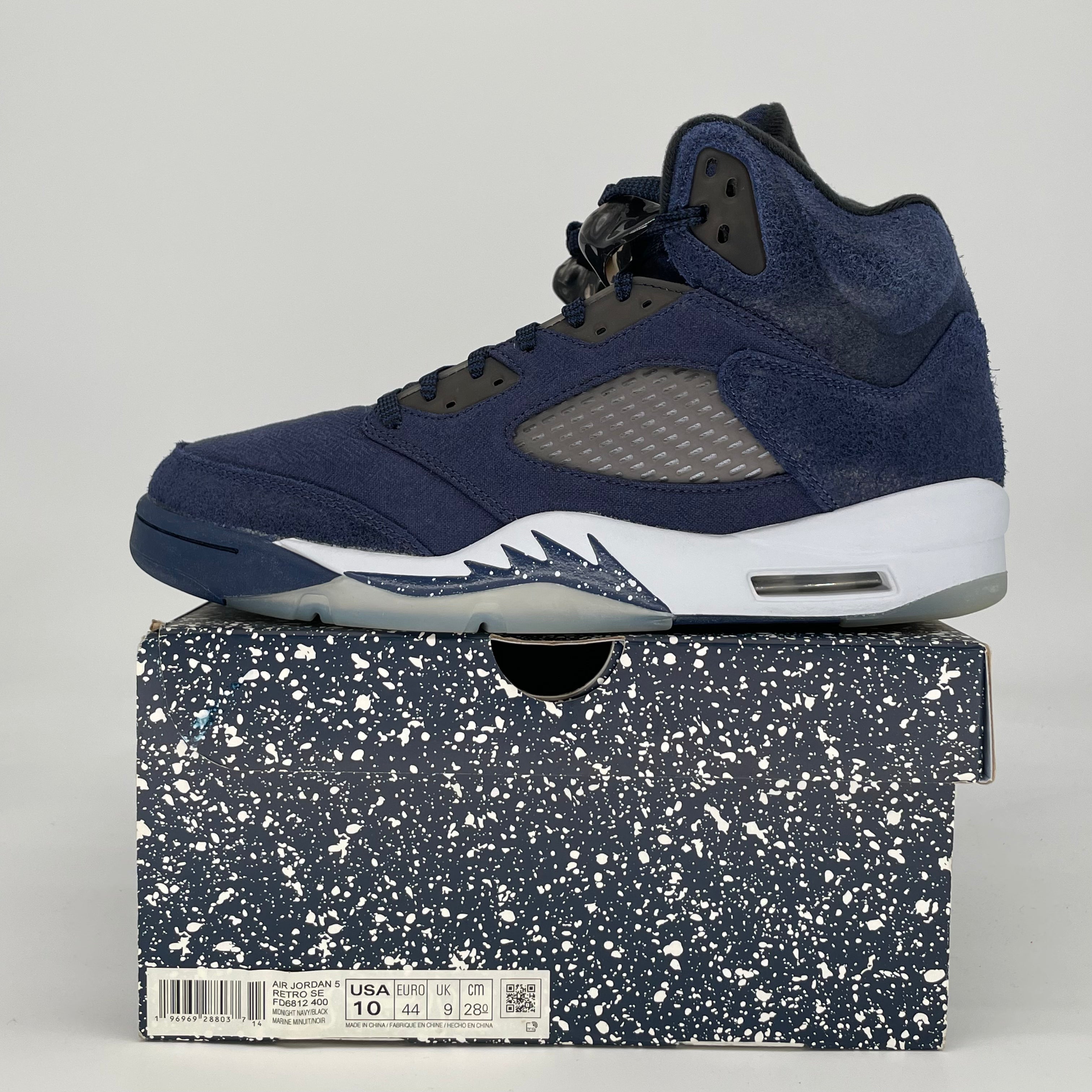 AIR JORDAN 5 MIDNIGHT NAVY FD6812-400 SIZE 10/11.5W