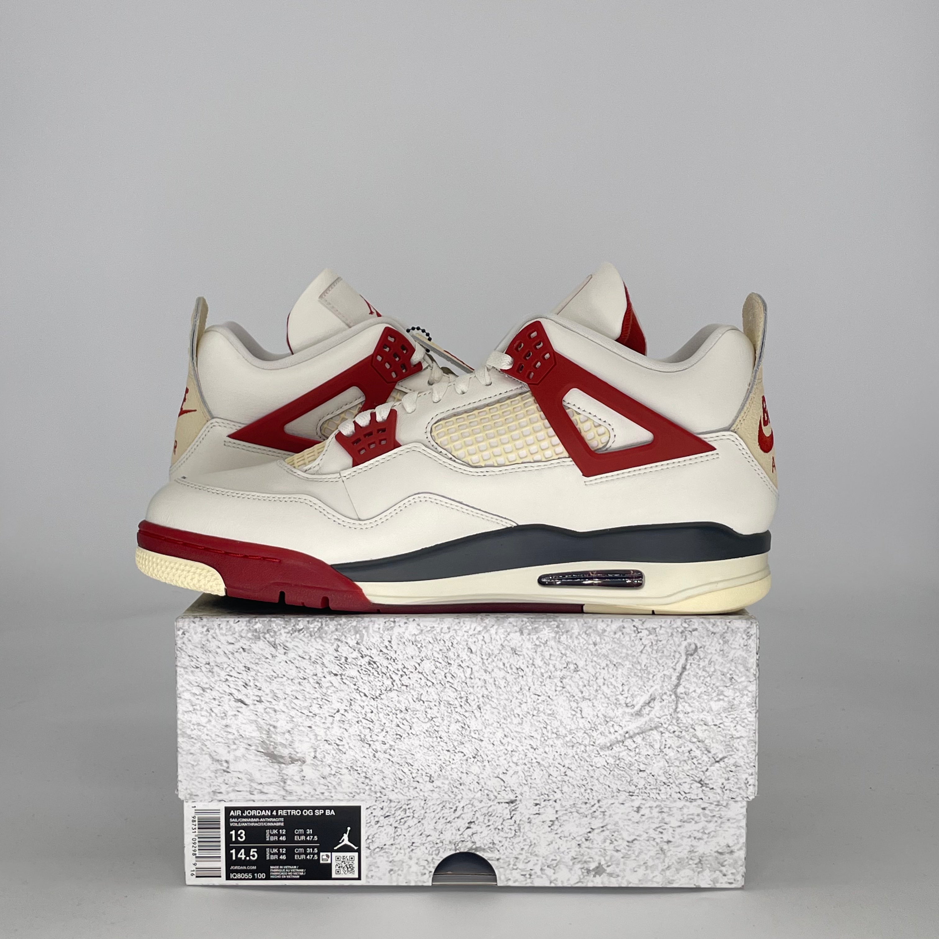 AIR JORDAN 4 NIGEL SYLVESTER BRICK AFTER BRICK IQ8055-100 SIZE 13/14.5W