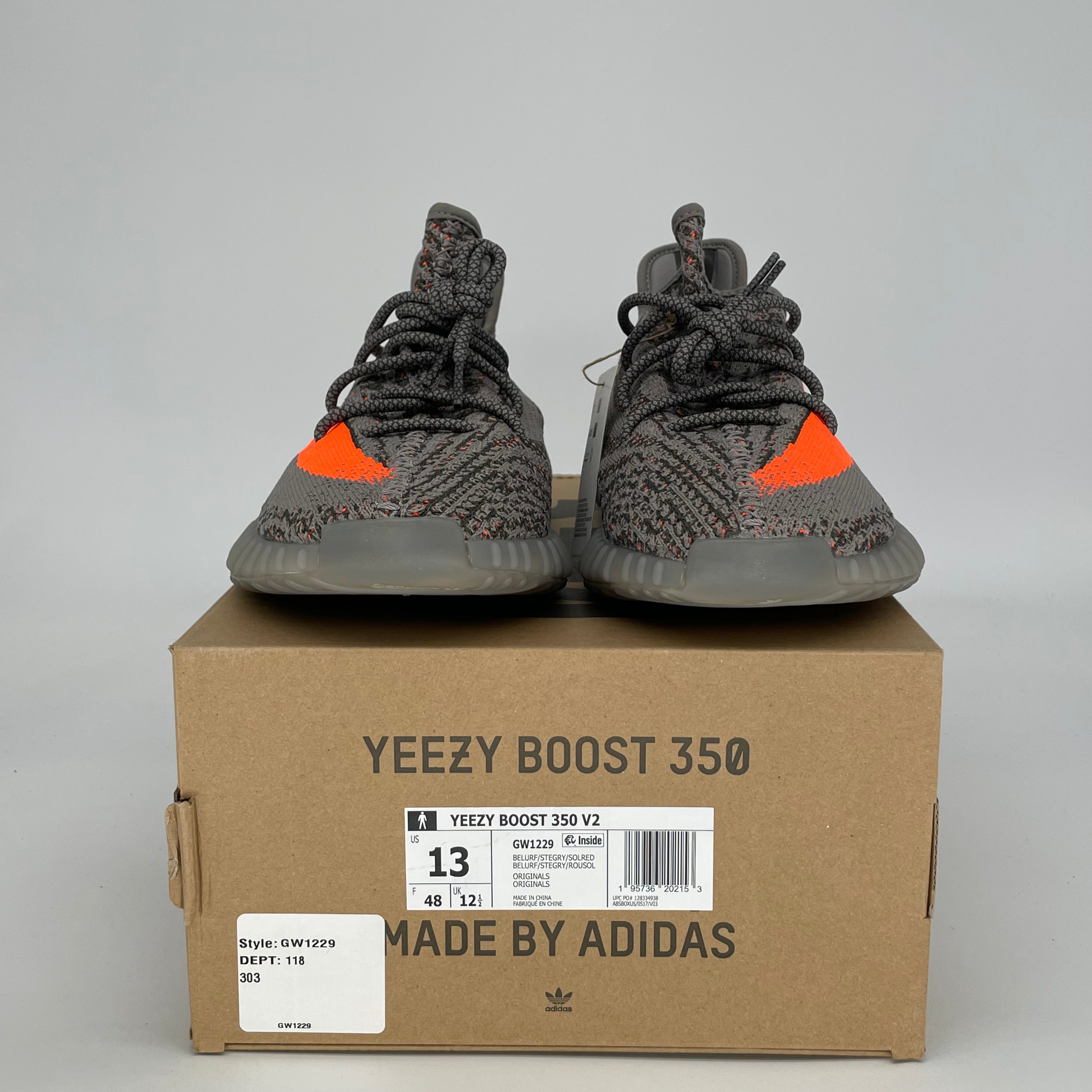 ADIDAS YEEZY 350 V2 BELUGA REFLECTIVE GW1229 SIZE 13/14.5W