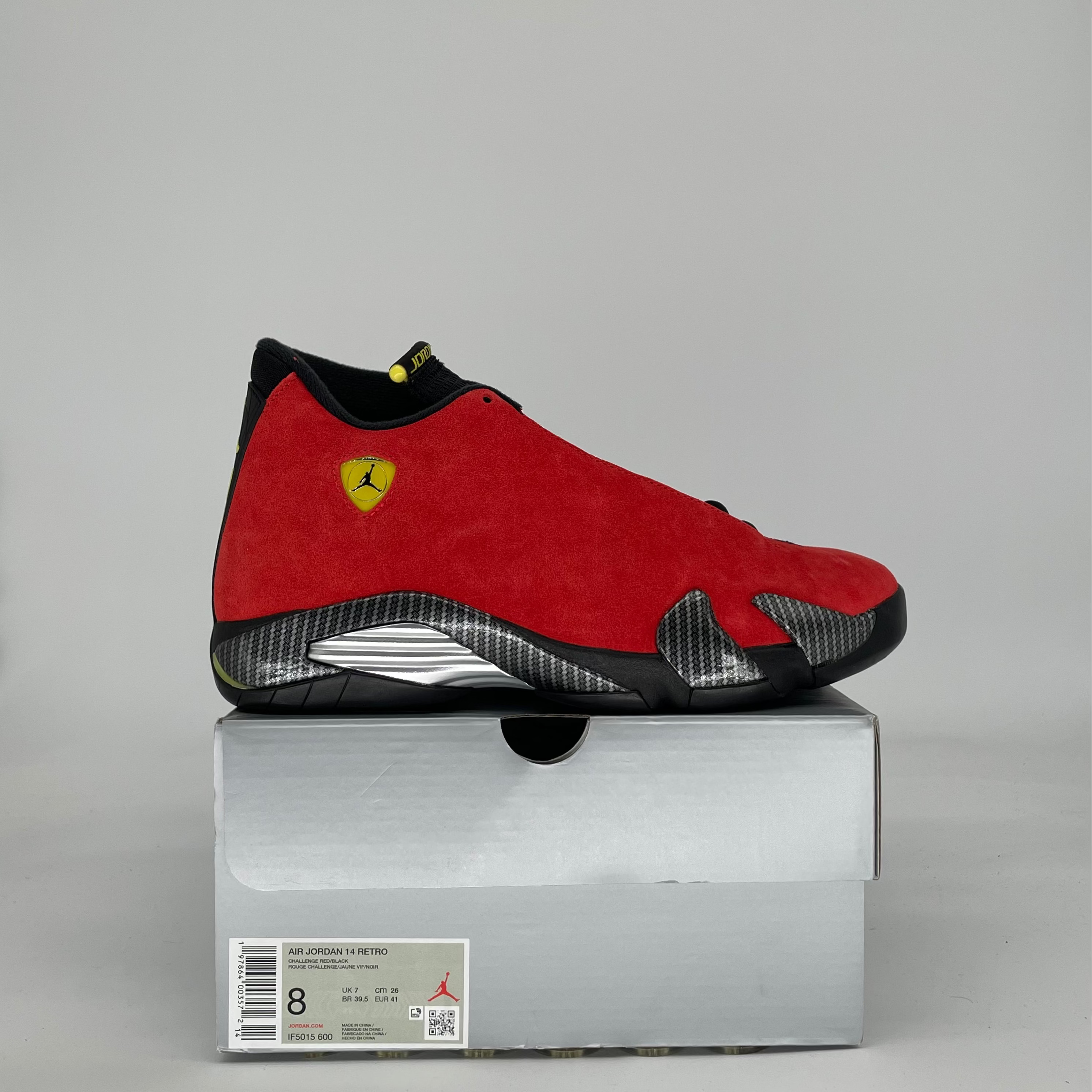 AIR JORDAN 14 FERRARI IF5051-600 SIZE 8/9.5W