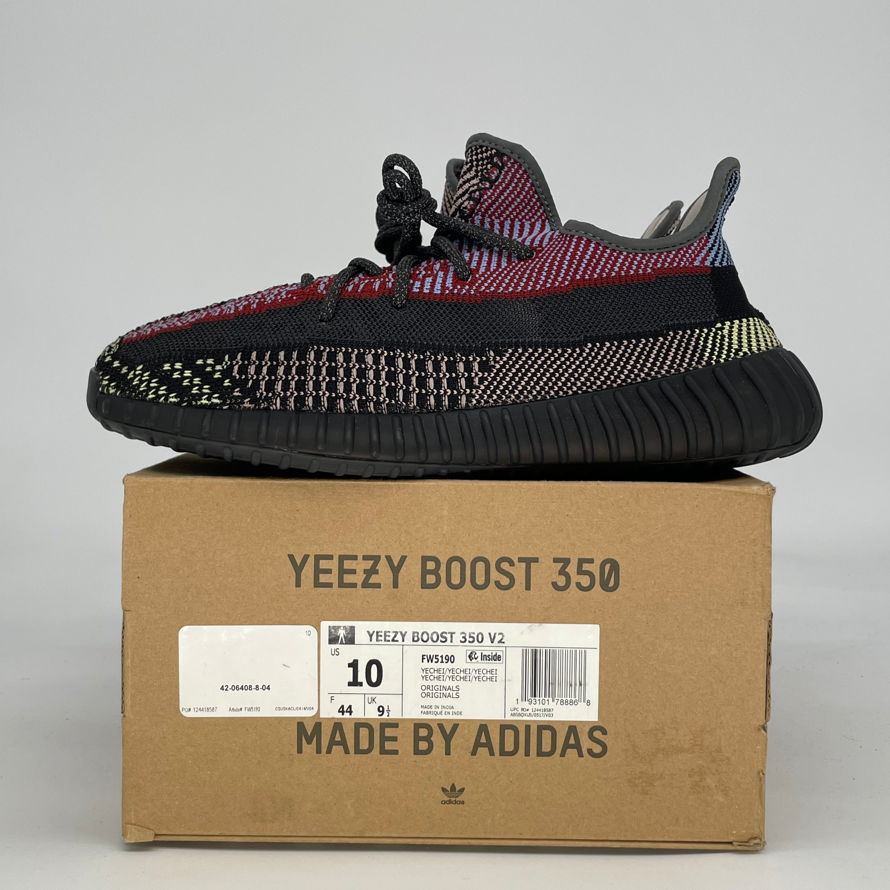 ADIDAS YEEZY BOOST 350 V2 YECHEIL (NON REFLECTIVE) FW5190 SIZE 10/11.5W
