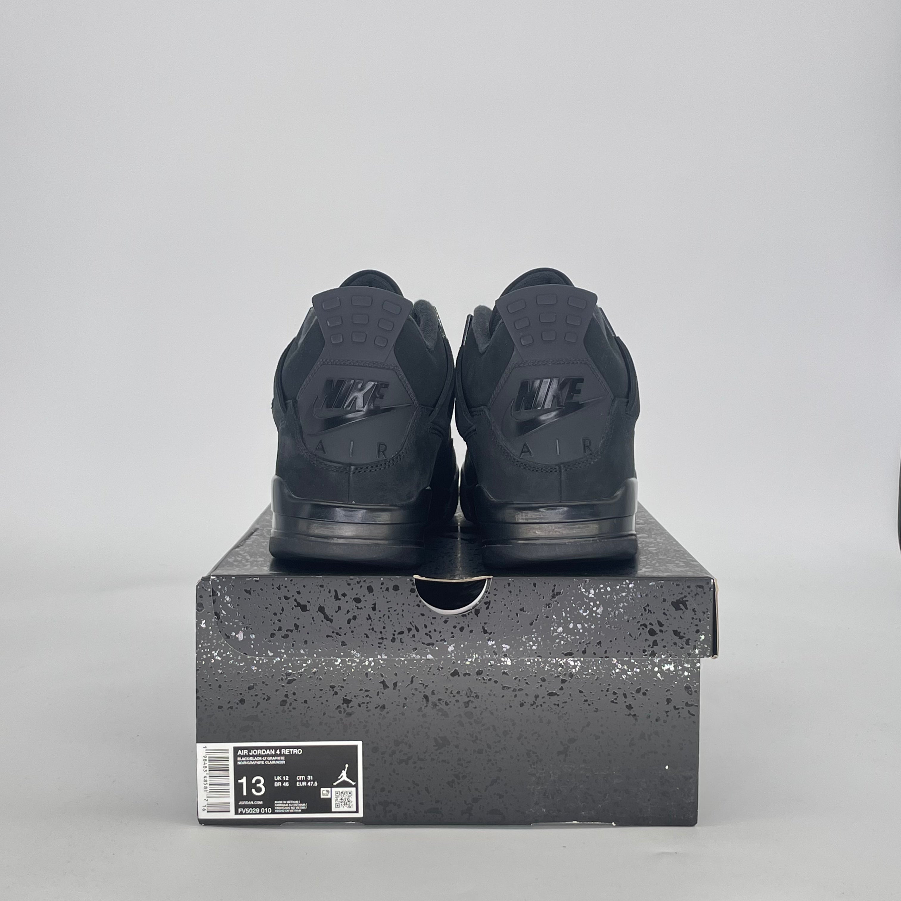 AIR JORDAN 4 BLACK CAT FV5029-010 SIZE 13/14.5W