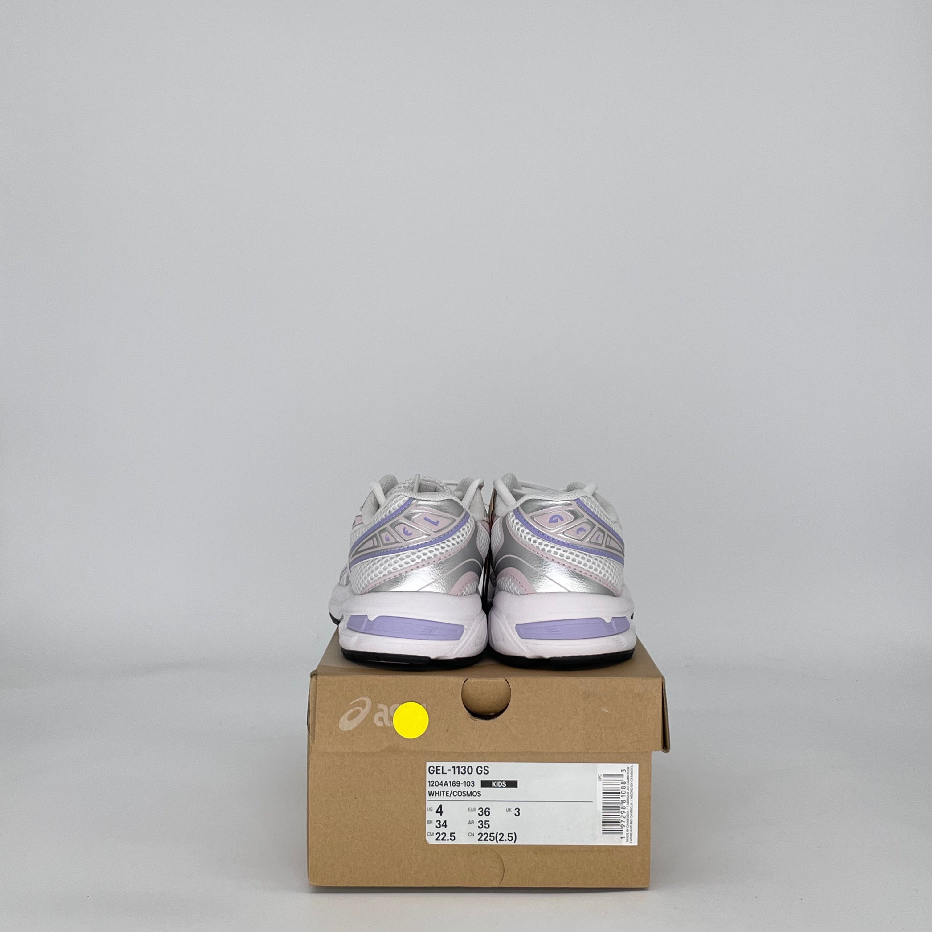 ASICS GEL-1130 WHITE COSMOS 1204A169-103 SIZE 4/5.5W GS
