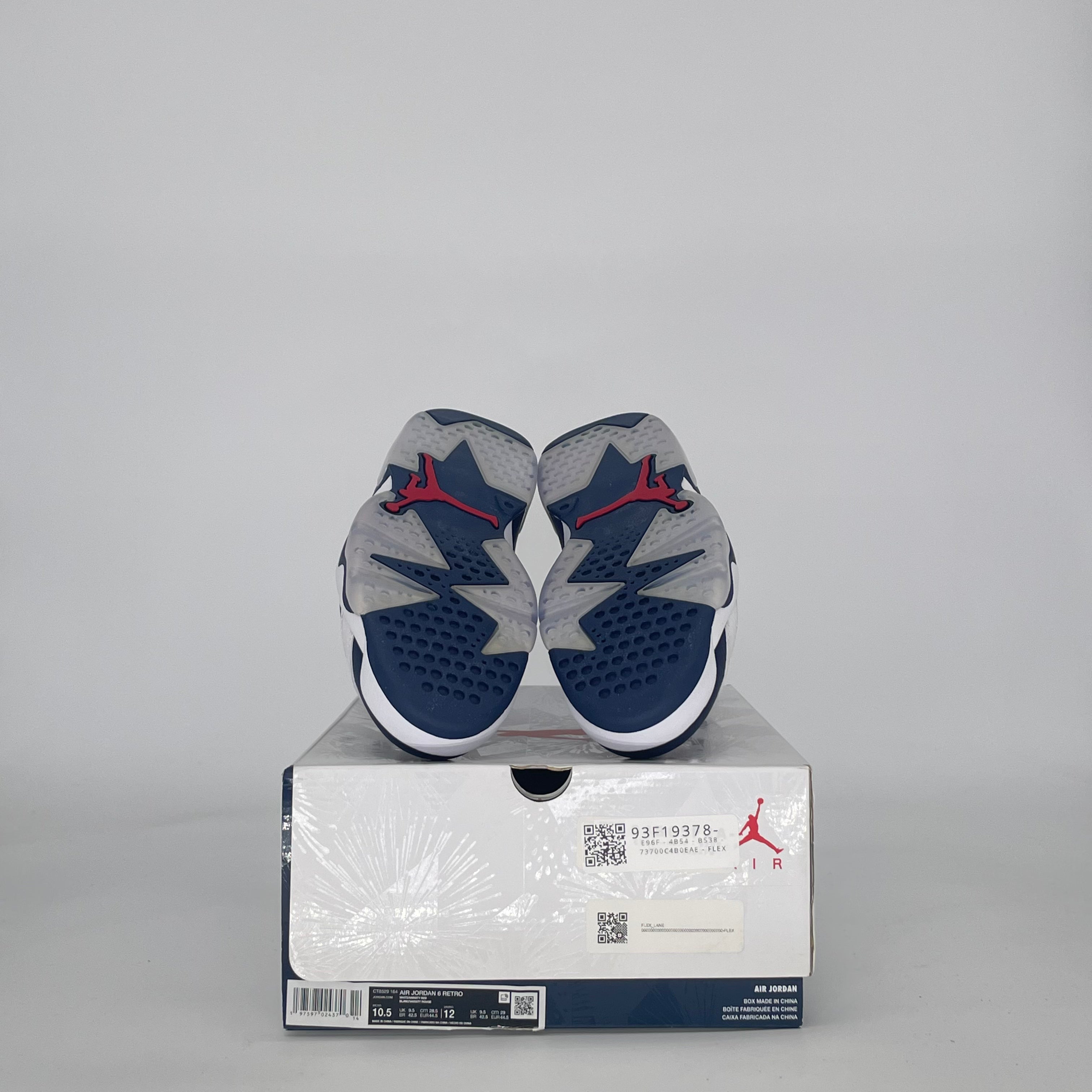 AIR JORDAN 6 OLYMPIC CT8529-164 SIZE 10.5/12W