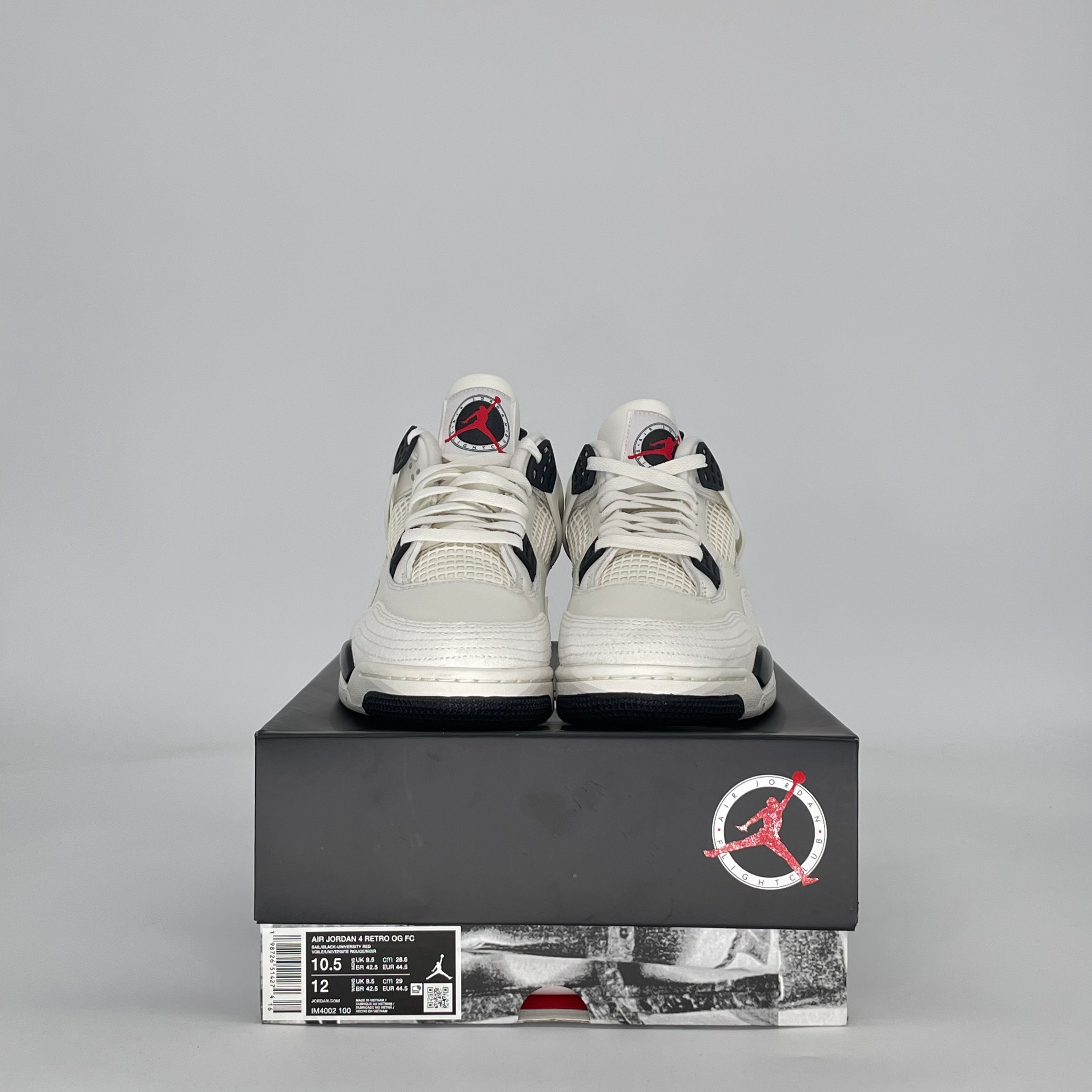 AIR JORDAN 4 FLIGHT CLUB IM4002-100 SIZE 10.5/12W