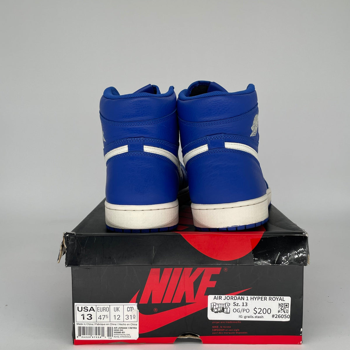 Jordan 1 Retro High Hyper Royal