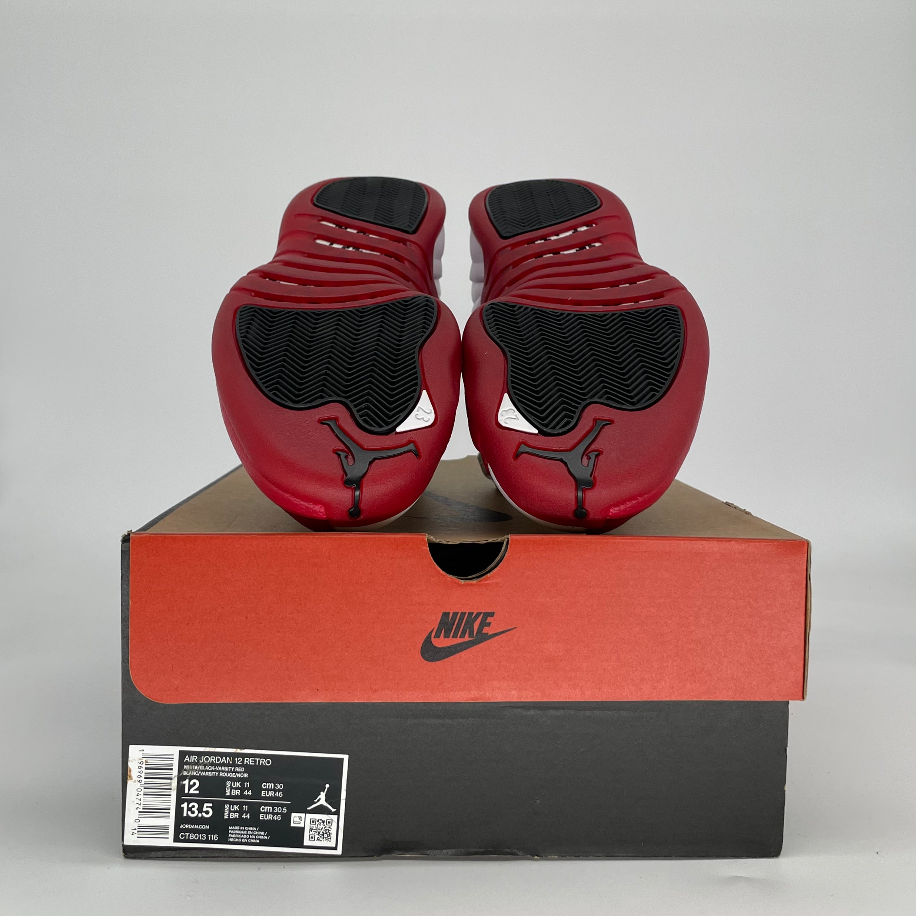 AIR JORDAN 12 CHERRY 2023 CT8013-116 SIZE 12/13.5W