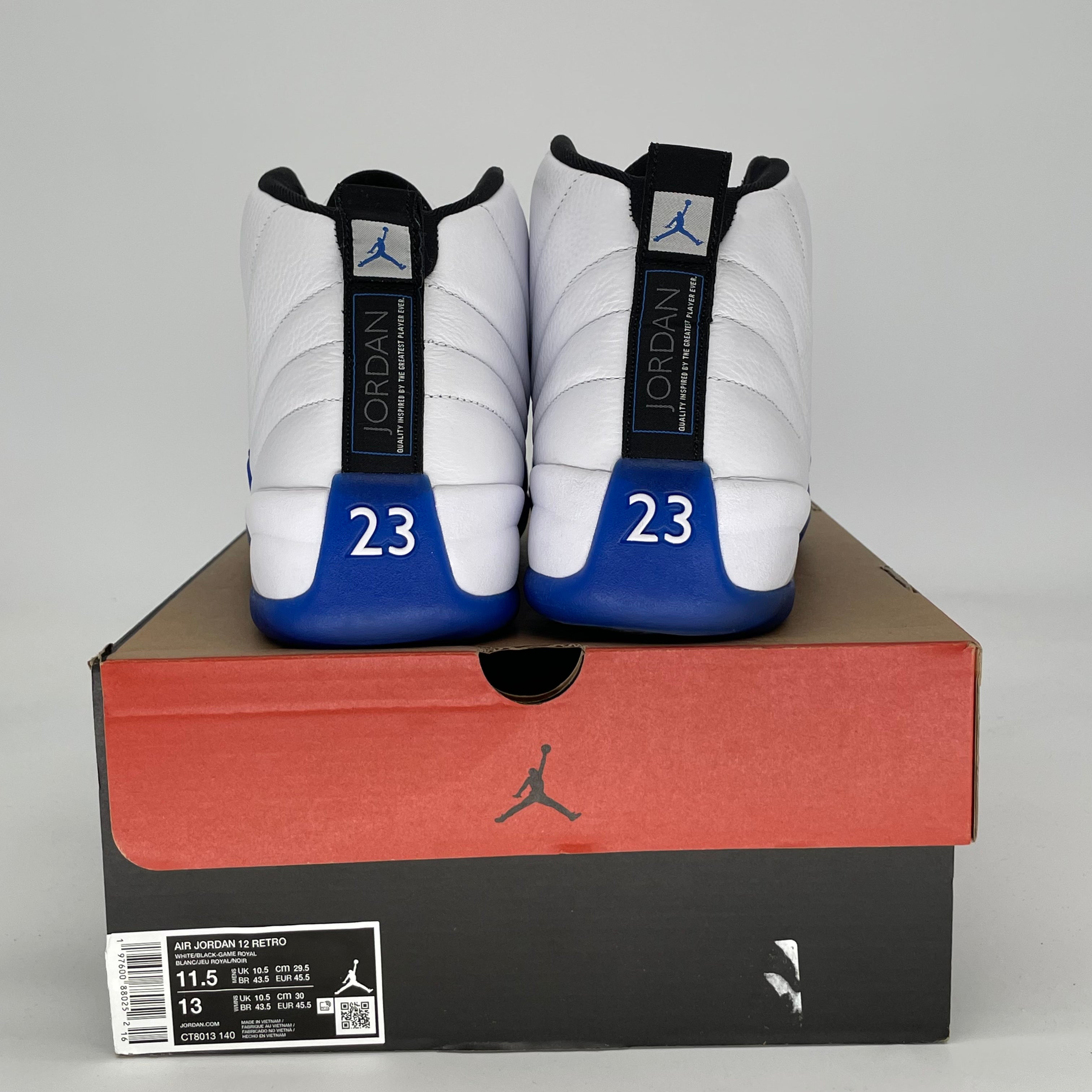 AIR JORDAN 12 BLUEBERRY CT8013-140 SIZE 11.5/13W