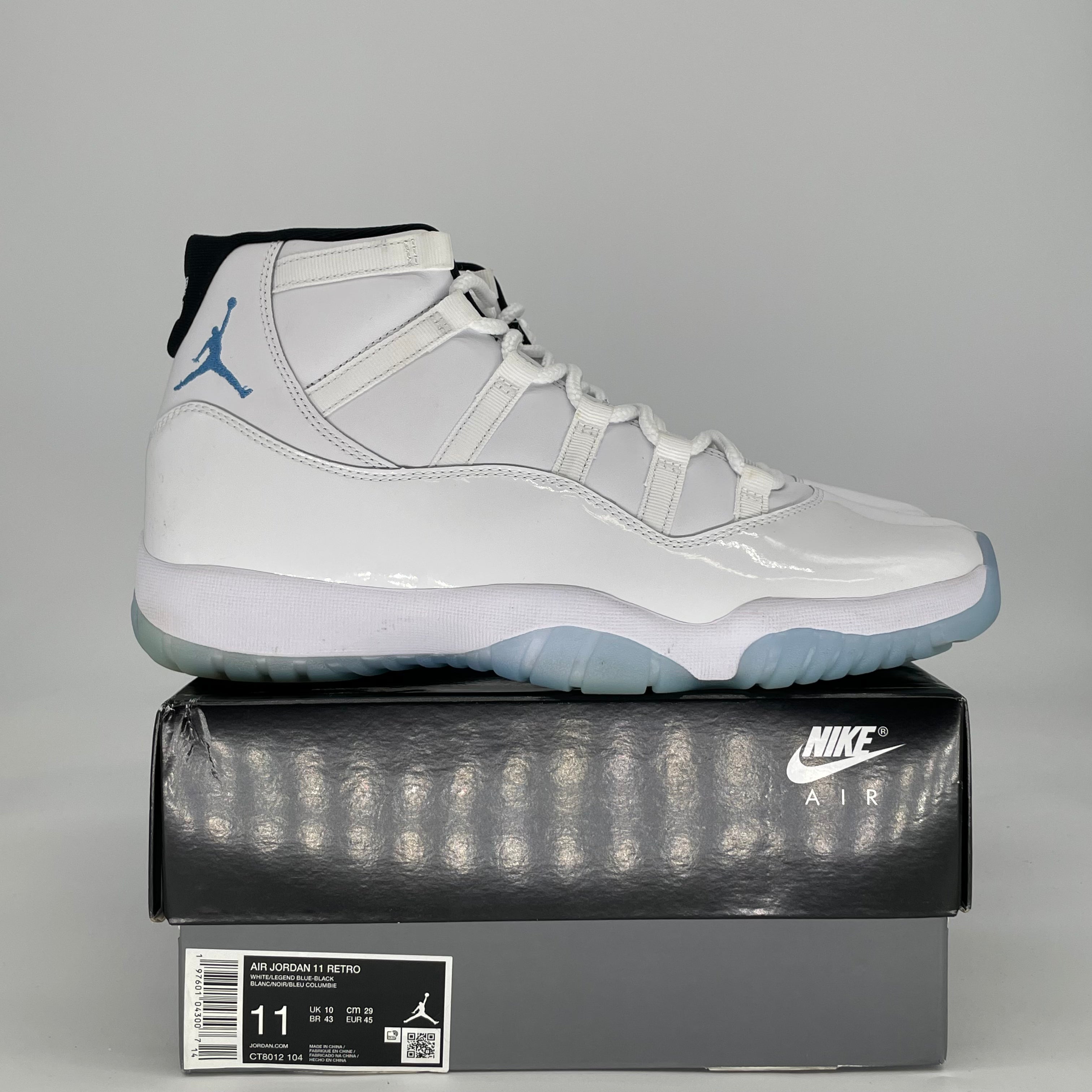 AIR JORDAN 11 LEGEND BLUE CT8012-104 SIZE 11/12.5W
