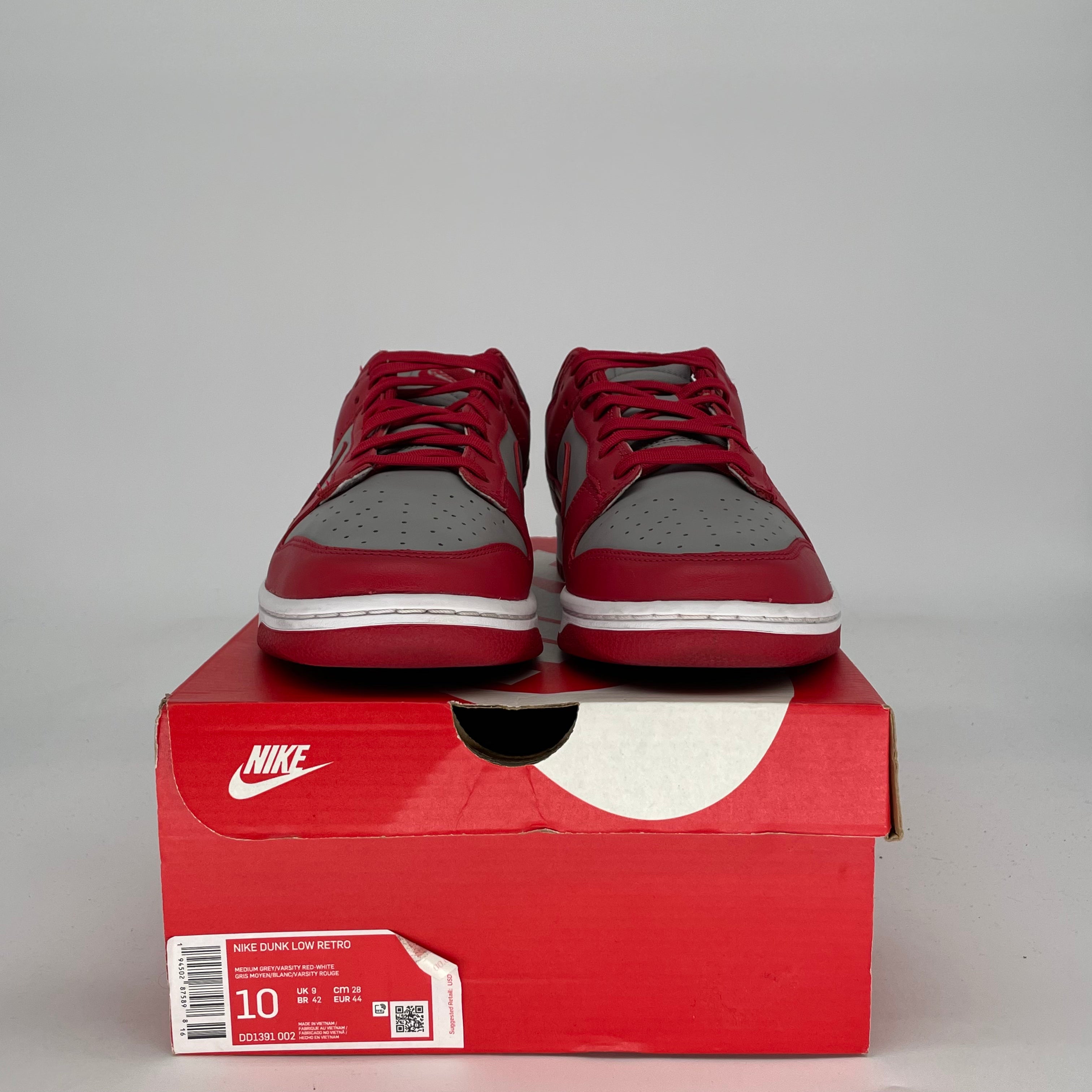 NIKE DUNK LOW UNLV DD1391-002 SIZE 10/11.5W