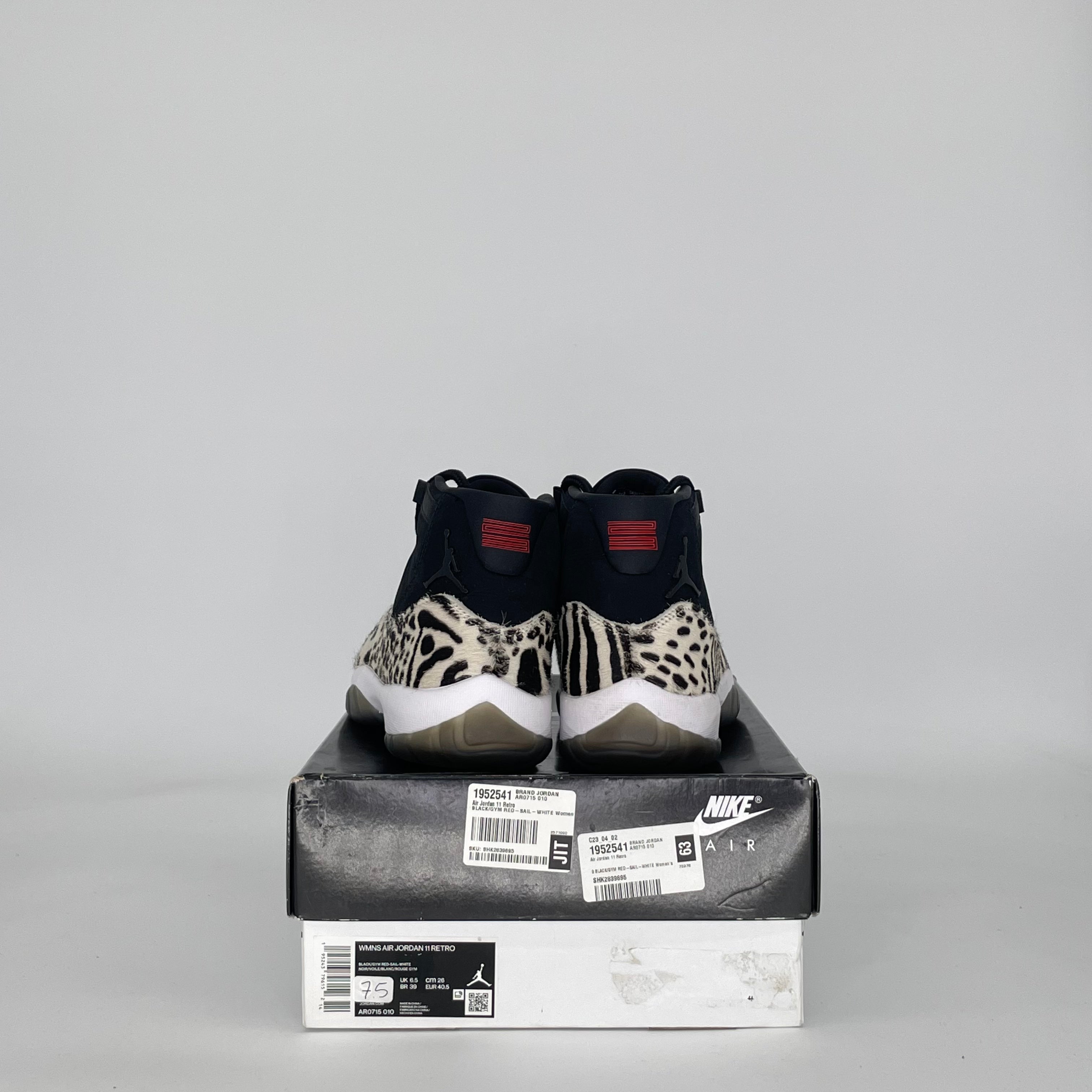 AIR JORDAN 11 ANIMAL INSTINCT AR0715-010 SIZE 7.5/9W MENS