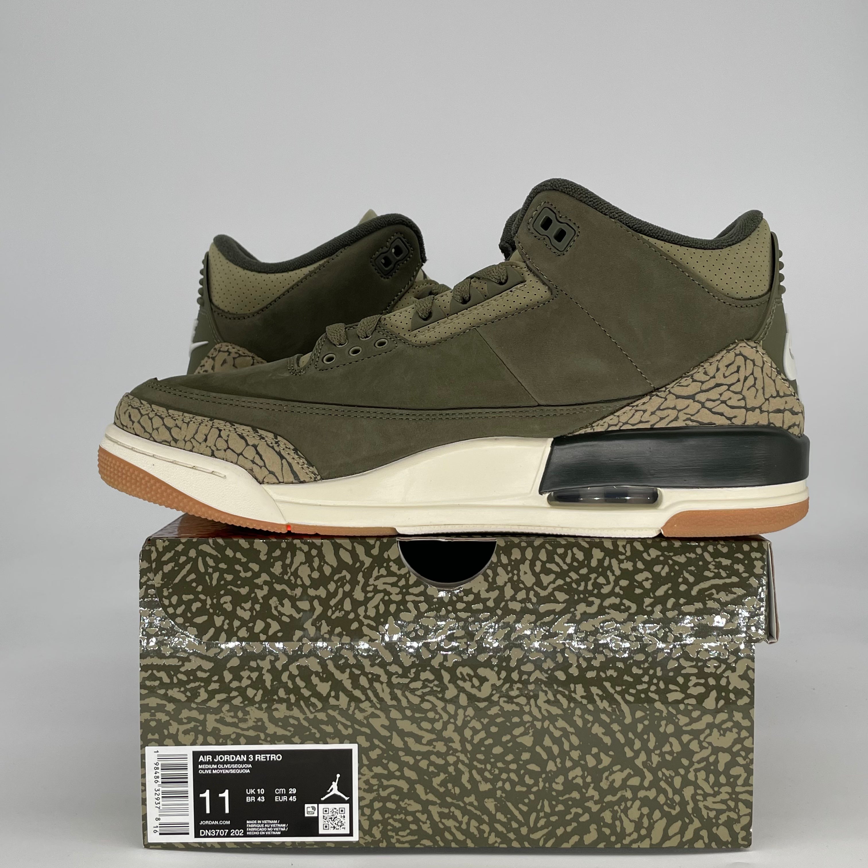 AIR JORDAN 3 FAMILY AFFAIR DN3707-202 SIZE 11/12.5W