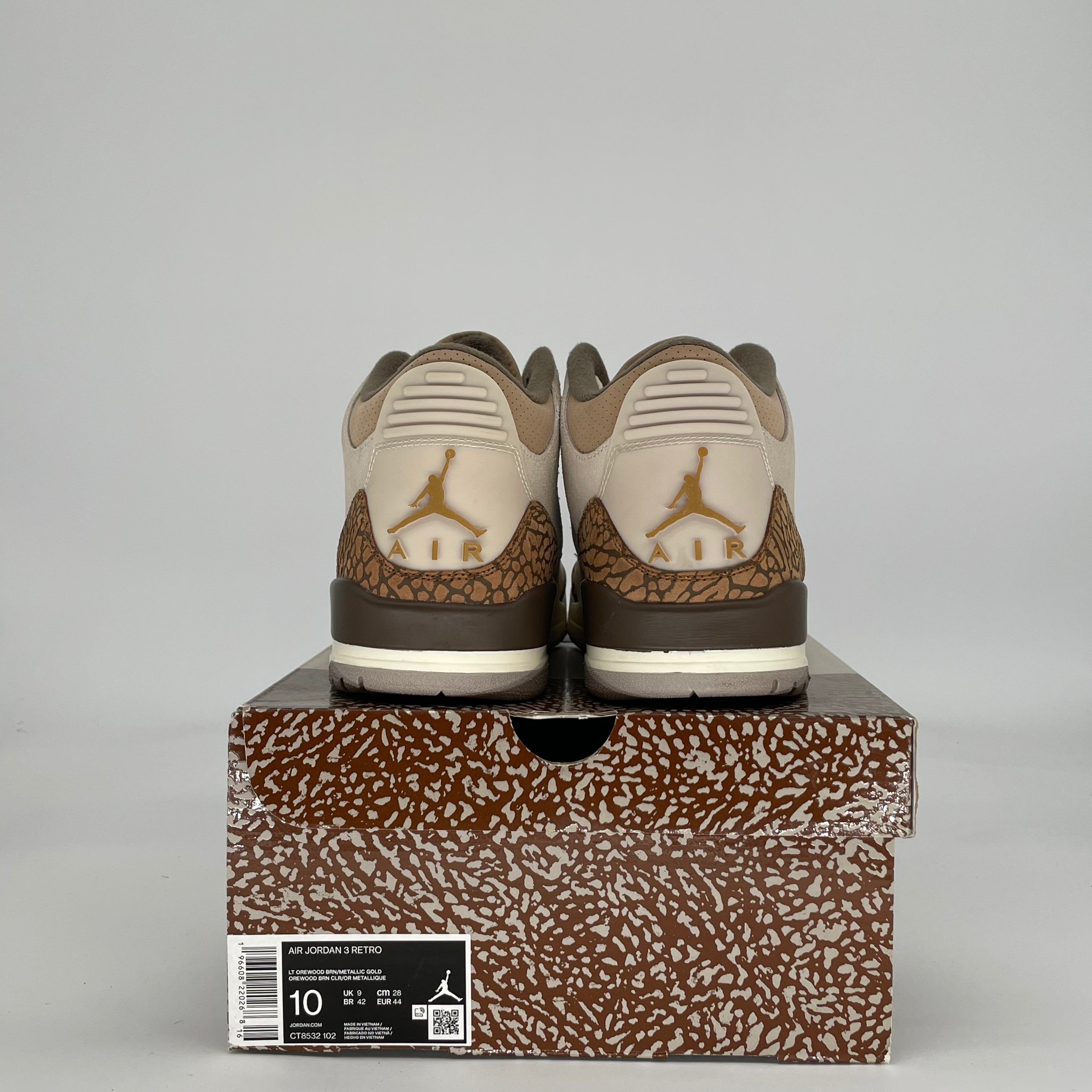 AIR JORDAN 3 PALOMINO CT8532-102 SIZE 10/11.5W