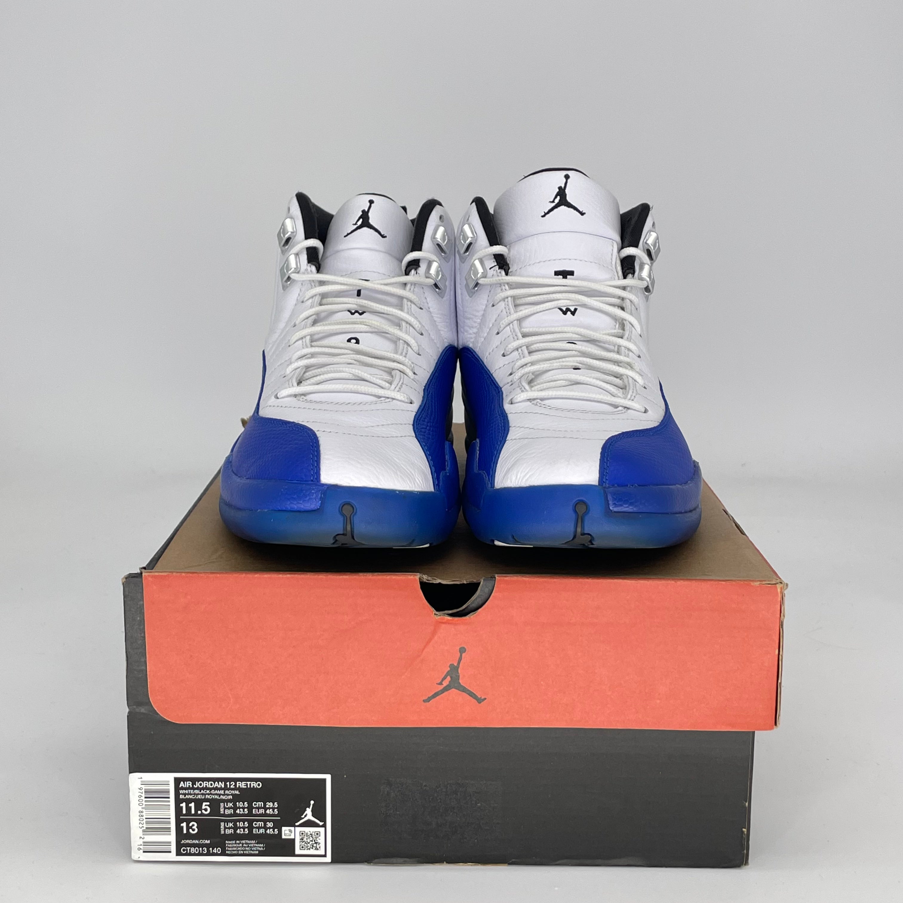 AIR JORDAN 12 BLUEBERRY CT8013-140 SIZE 11.5/13W