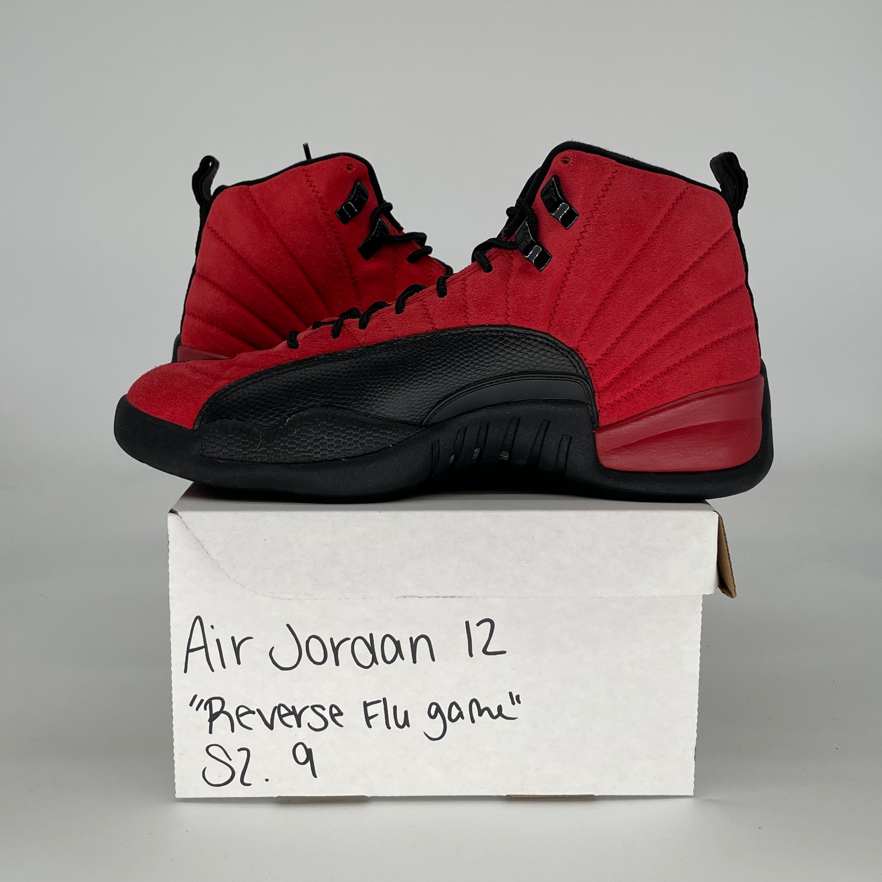 AIR JORDAN 12 REVERSE FLU GAME CT8013-602 SIZE 9/10.5W