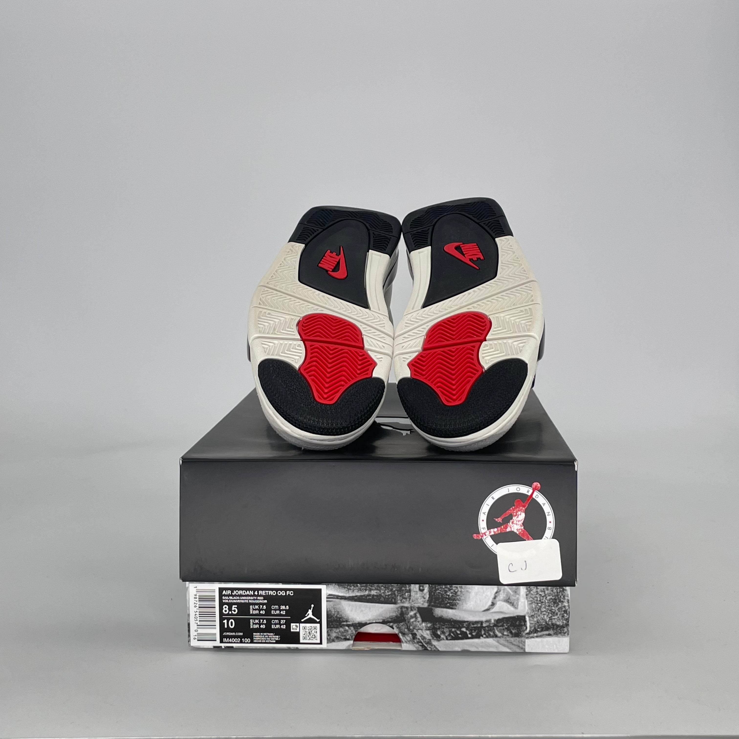 AIR JORDAN 4 FLIGHT CLUB IM4002-100 SIZE 8.5/10W
