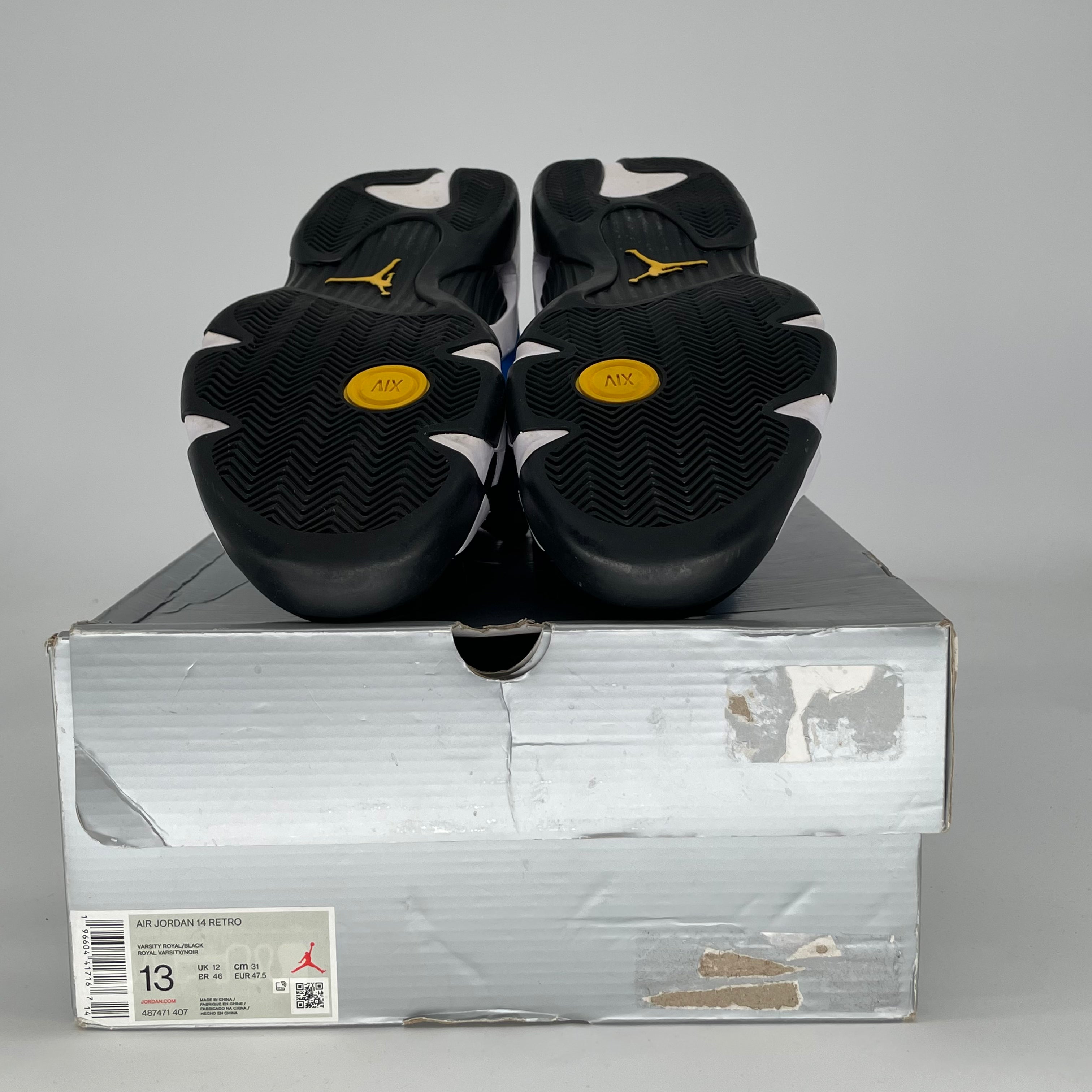 AIR JORDAN 14 LANEY 487471-407 SIZE 13/14.5W